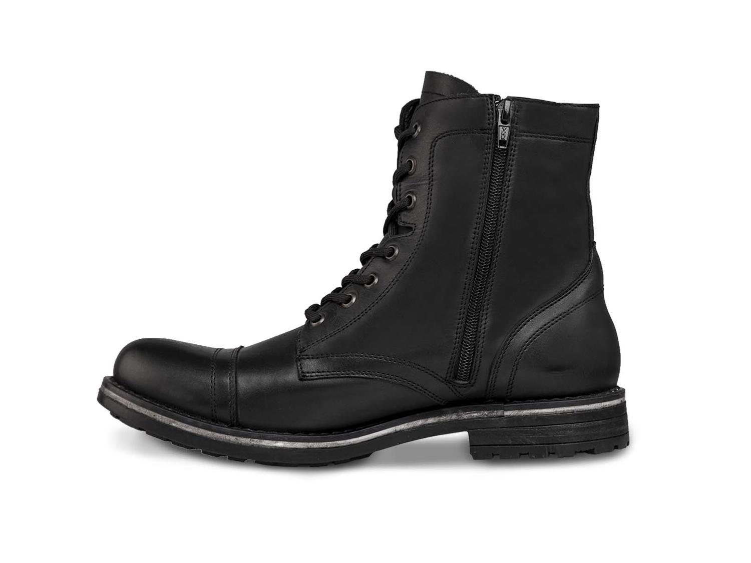 Bota hombre casual botín chelsea biker Workland 89725 negro — imagen 4