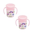 Pack 2 Vasos entrenador 7oz 360 Rosa Dr Browns Bebe 6m+