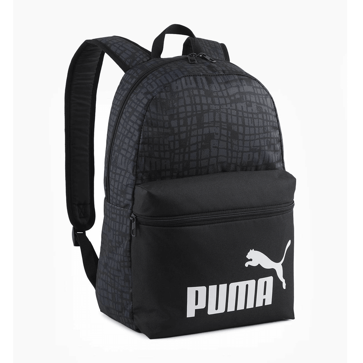 Mochila Puma Phase Hombre Negro Escolar Bolsillo lateral Caballero 20L — imagen 2