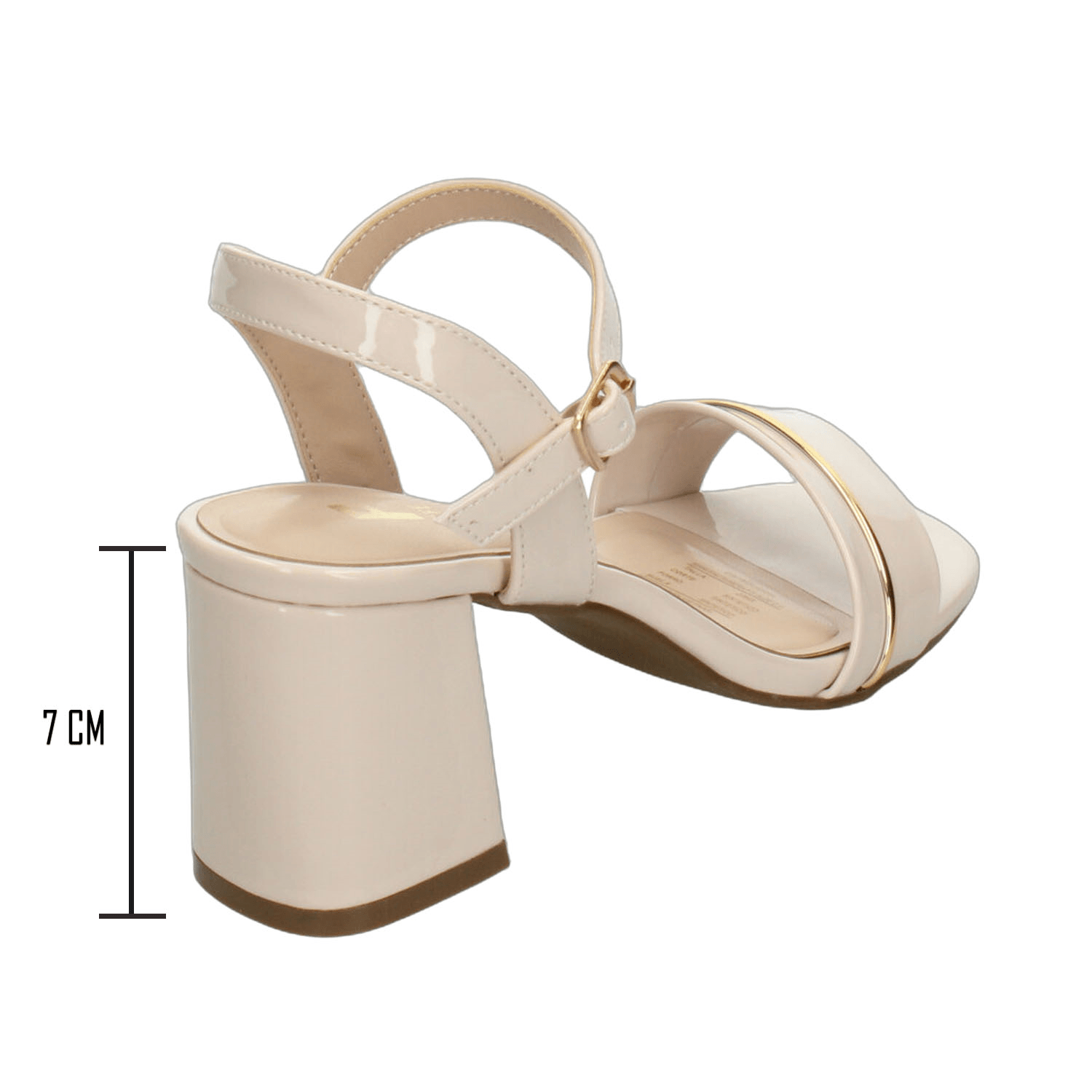 Sandalia EFE Beige de Fiesta Elegante Moderno Para Mujer — imagen 4