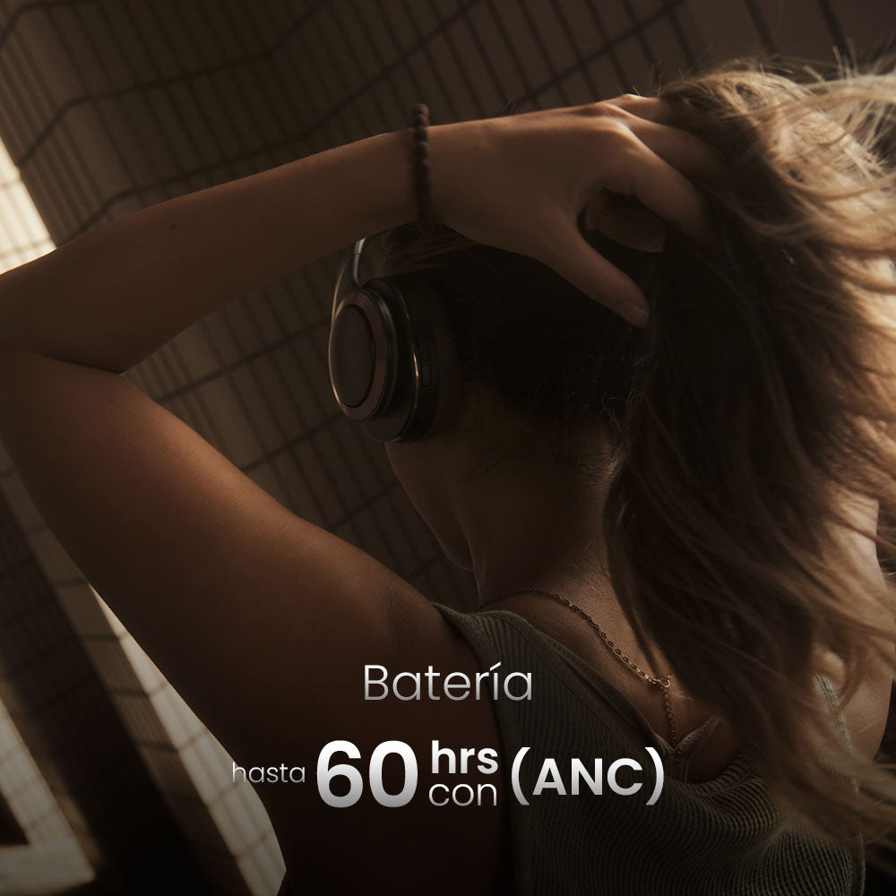 Audifonos Inalámbricos Over Ear Cleer Enduro STF ANC 60h Uso Azul — imagen 5