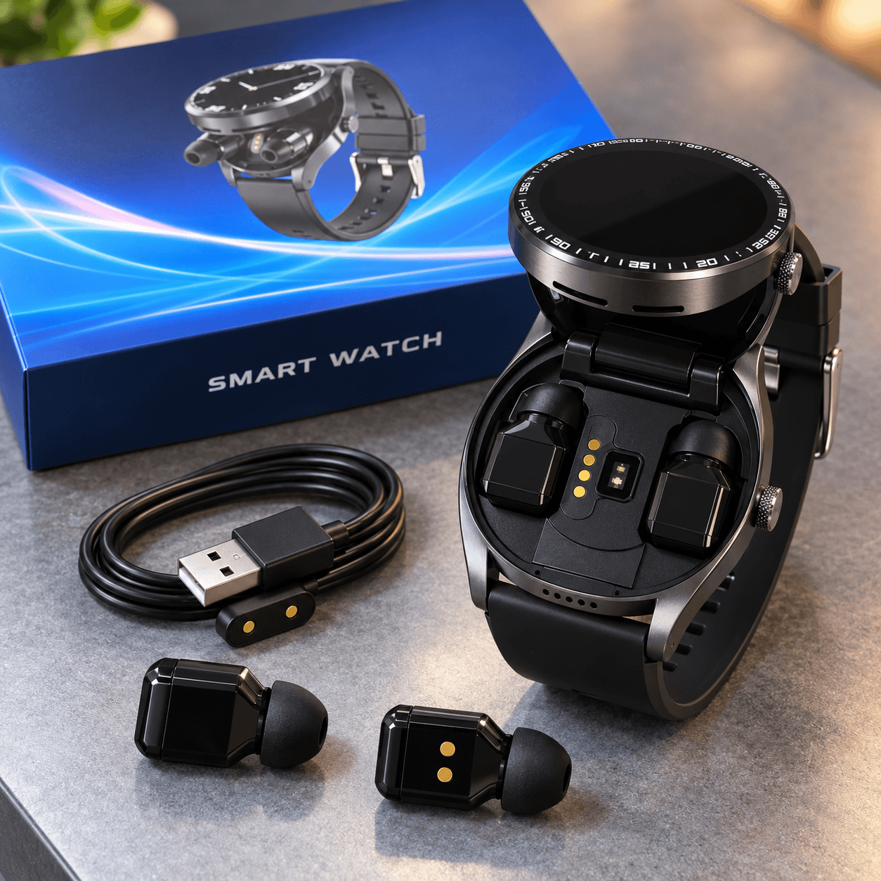 Smartwatch 2 en 1 con Audífonos Bluetooth Integrados — imagen 5