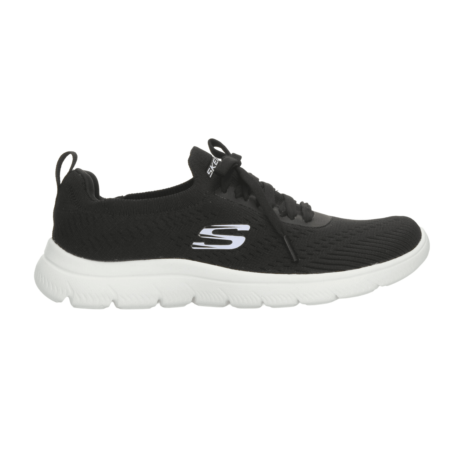 Tenis Dama Skechers Negro Deportivo Slip On Gimnasio Mujer — imagen 2
