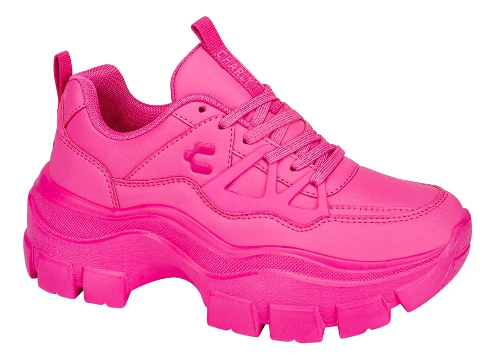 Tenis Charly Dama Chunky Amazona Lit Monocolor 1310330 — imagen 8