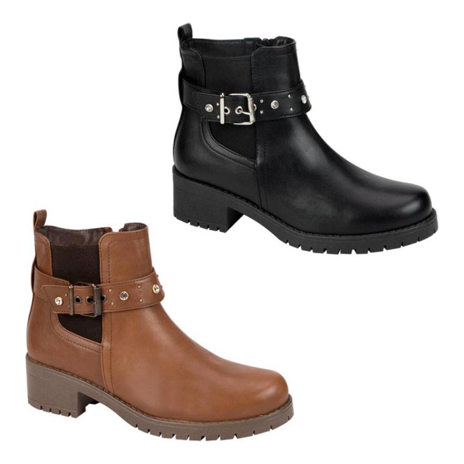 BOTA DAMA TIERRA BENDITA KIT 2 PARES SUELA TRACK 5Cm 1010827 — imagen 3
