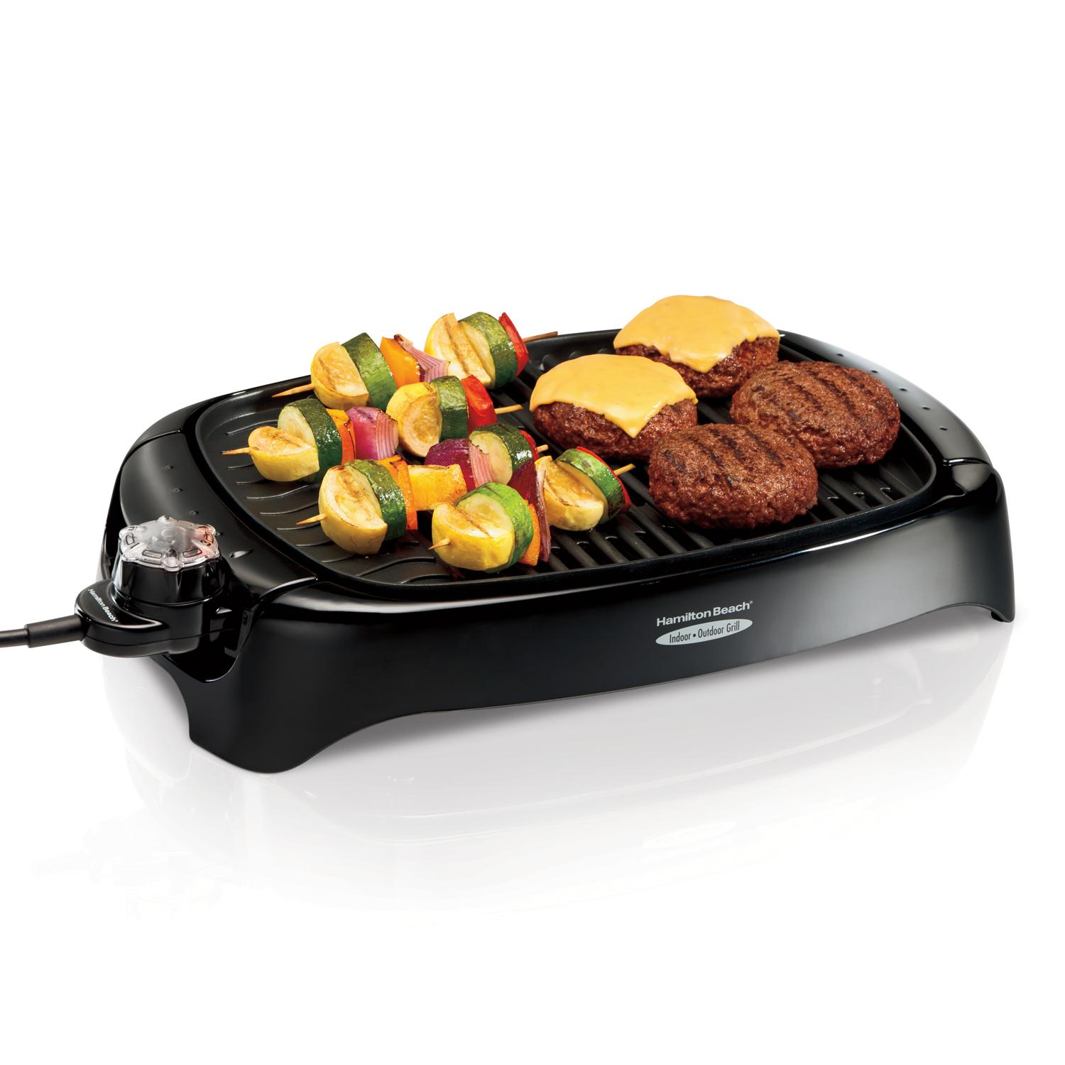 PARRILLA ELECTRICA HAMILTON BEACH 31605N SIN HUMO — imagen 1