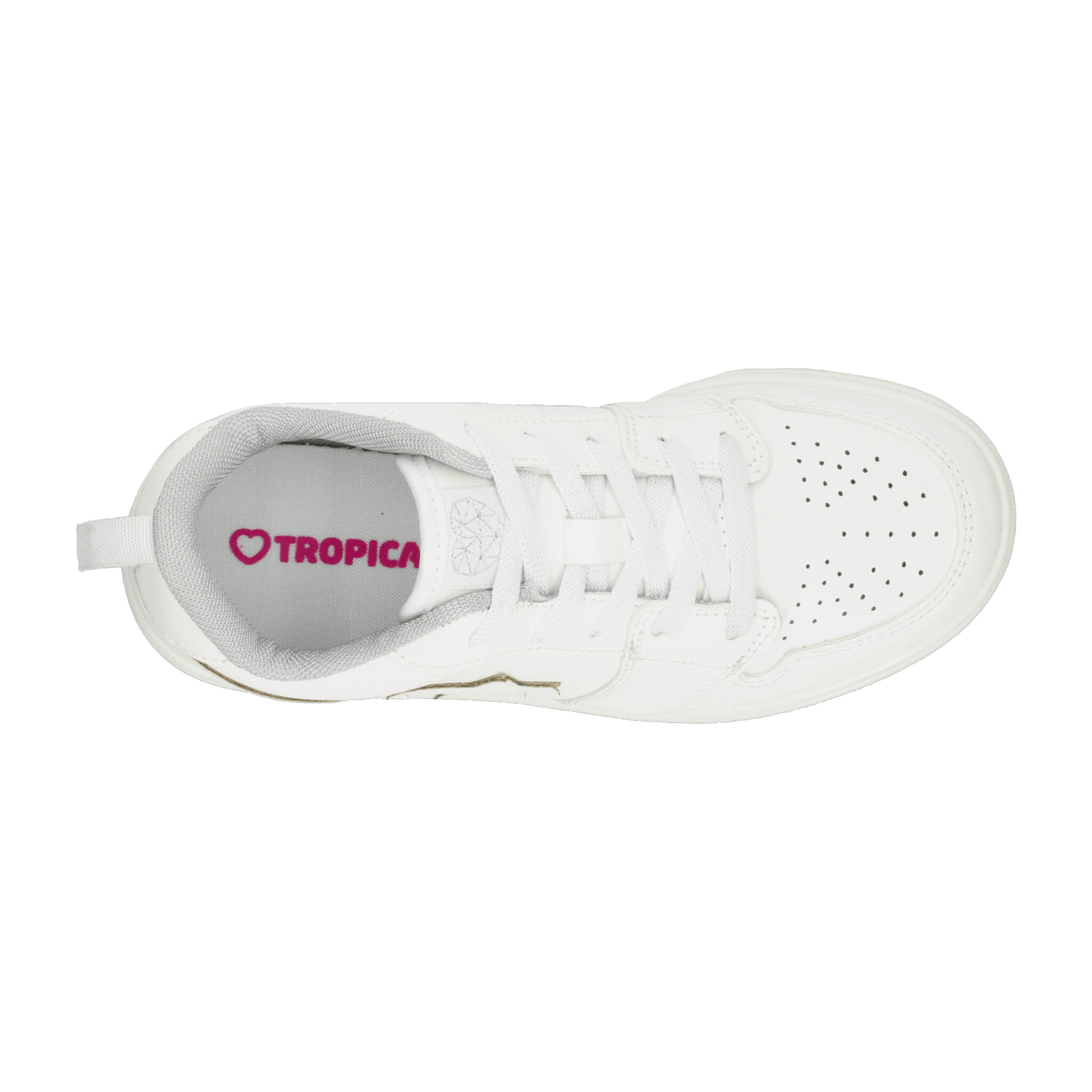 Tenis Tropicana Estrella Niña Casual Cómodo Cintas Ajustables Blanco Infantil T18-22 — imagen 8