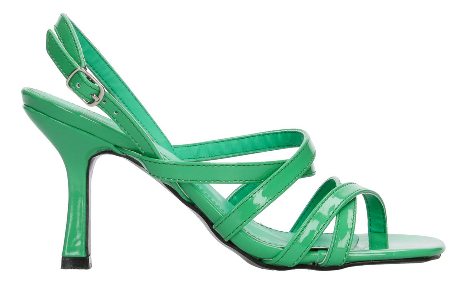 Sandalias Dama Paulina Verde Casual Mujer — imagen 2