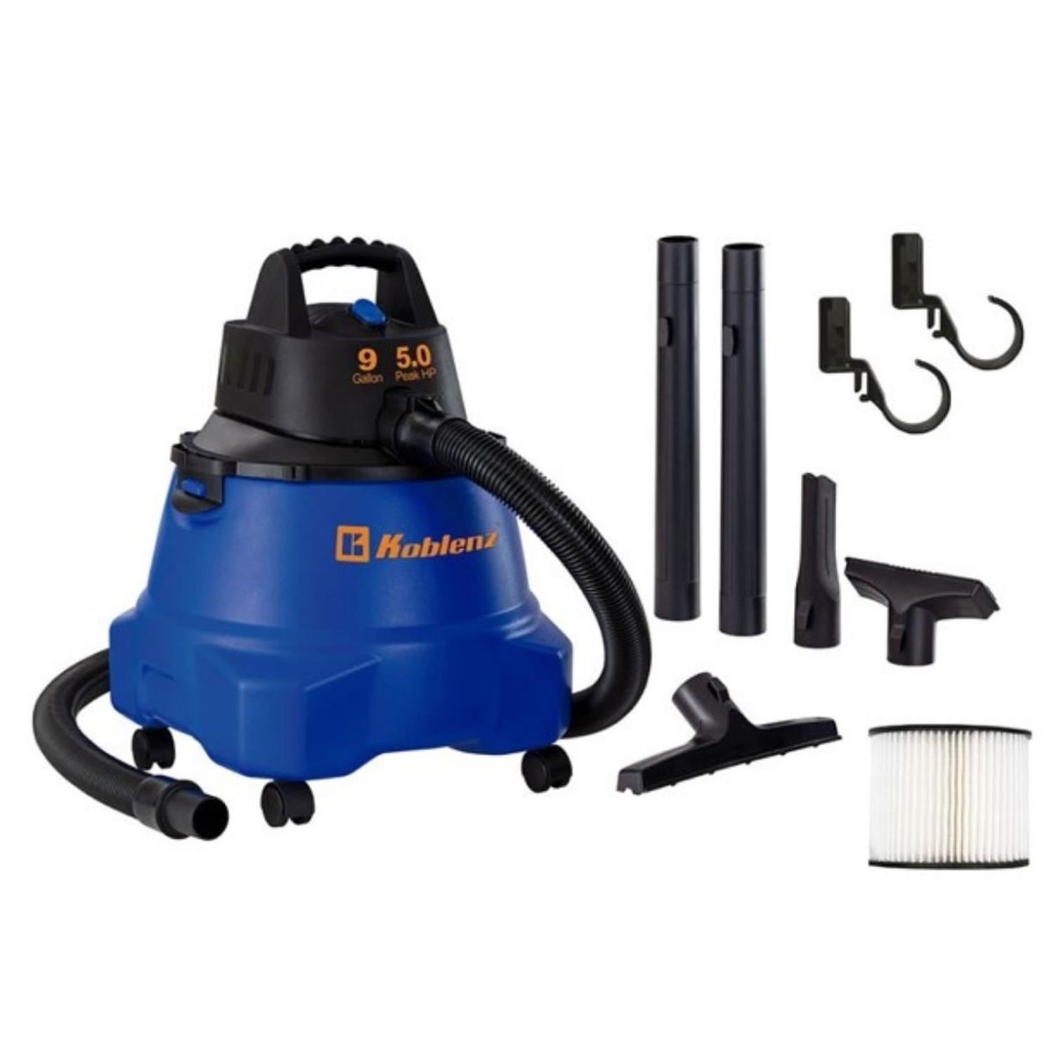 ASPIRADORA KOBLENZ WD-9 SECO MOJADO 5.0 HP 9 GAL — imagen 1
