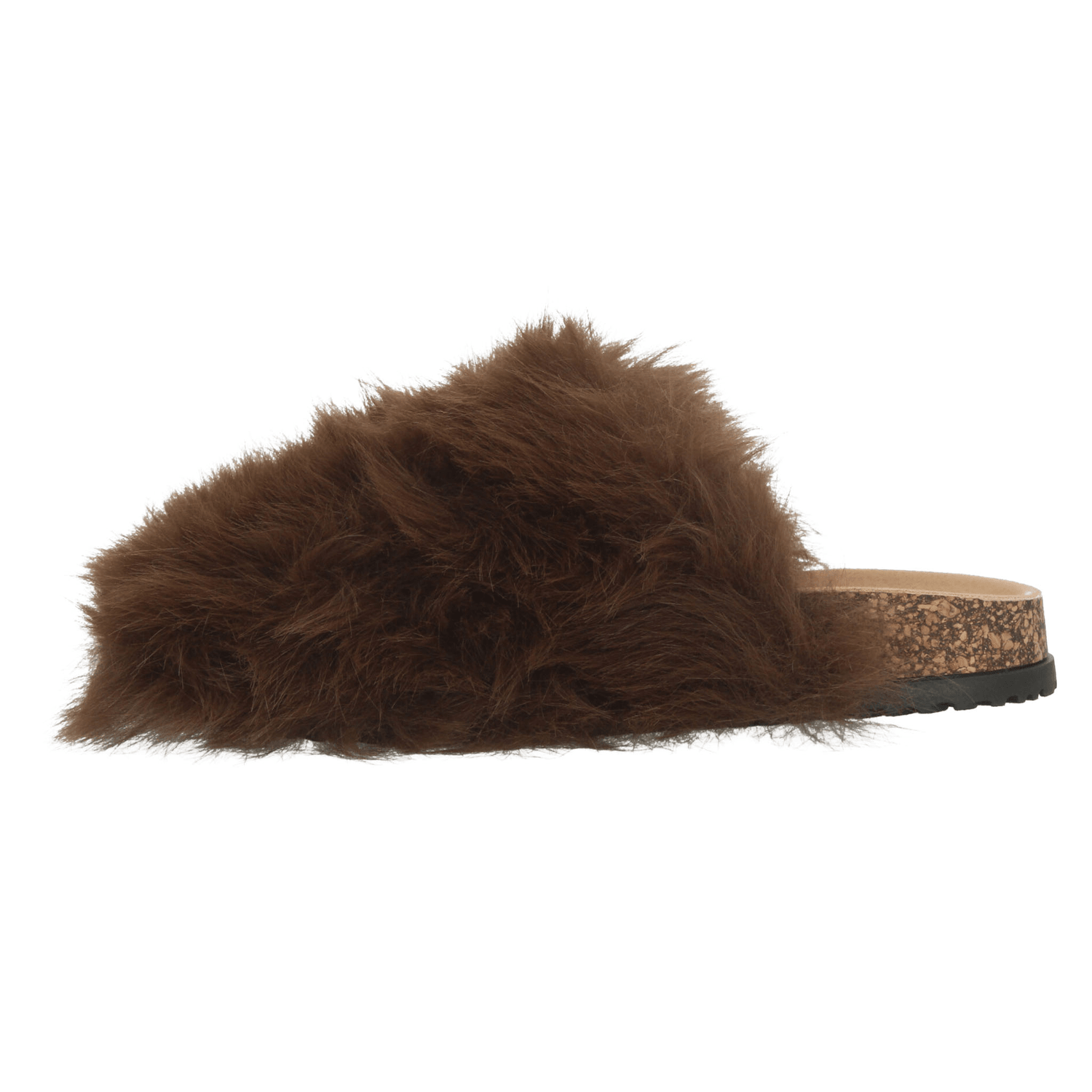 Zapato Berlin Dama Casual Peluche Slip On Cómodo Café Mujer — imagen 5