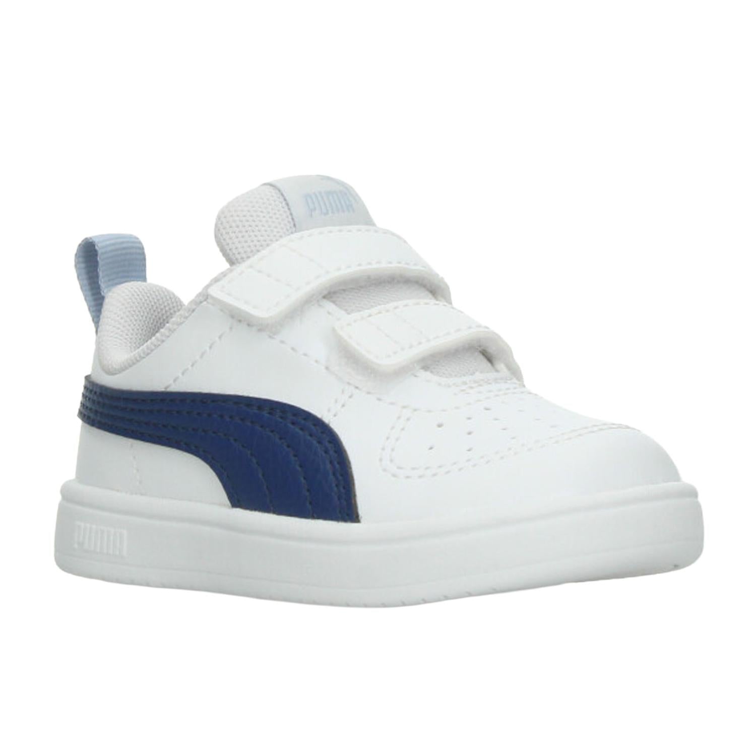 Tenis Puma Rickie Niño Blanco Casual Infantil T11-16 — imagen 3