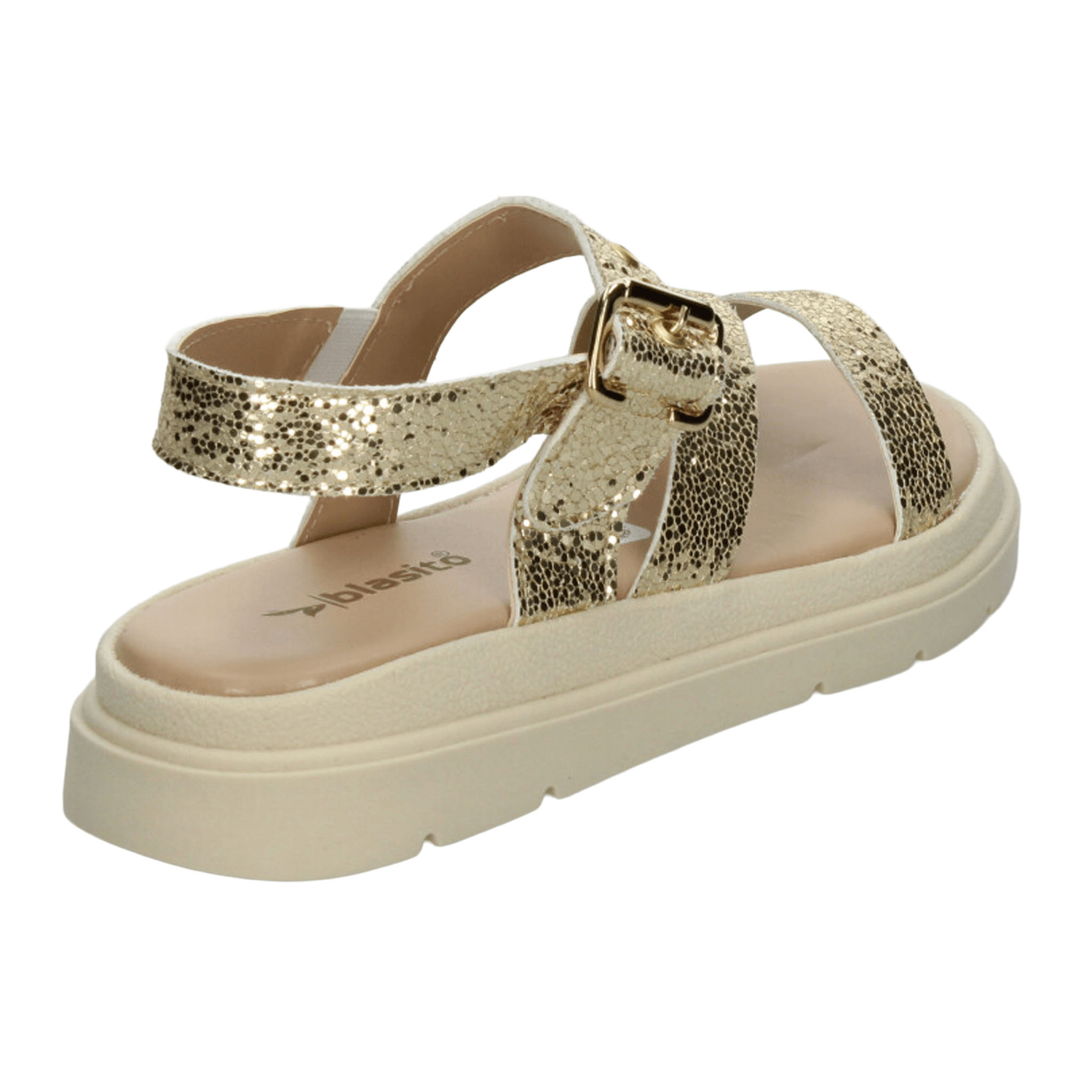Sandalias Blasito Niña Casual Dorado Infantil T22-27 — imagen 3