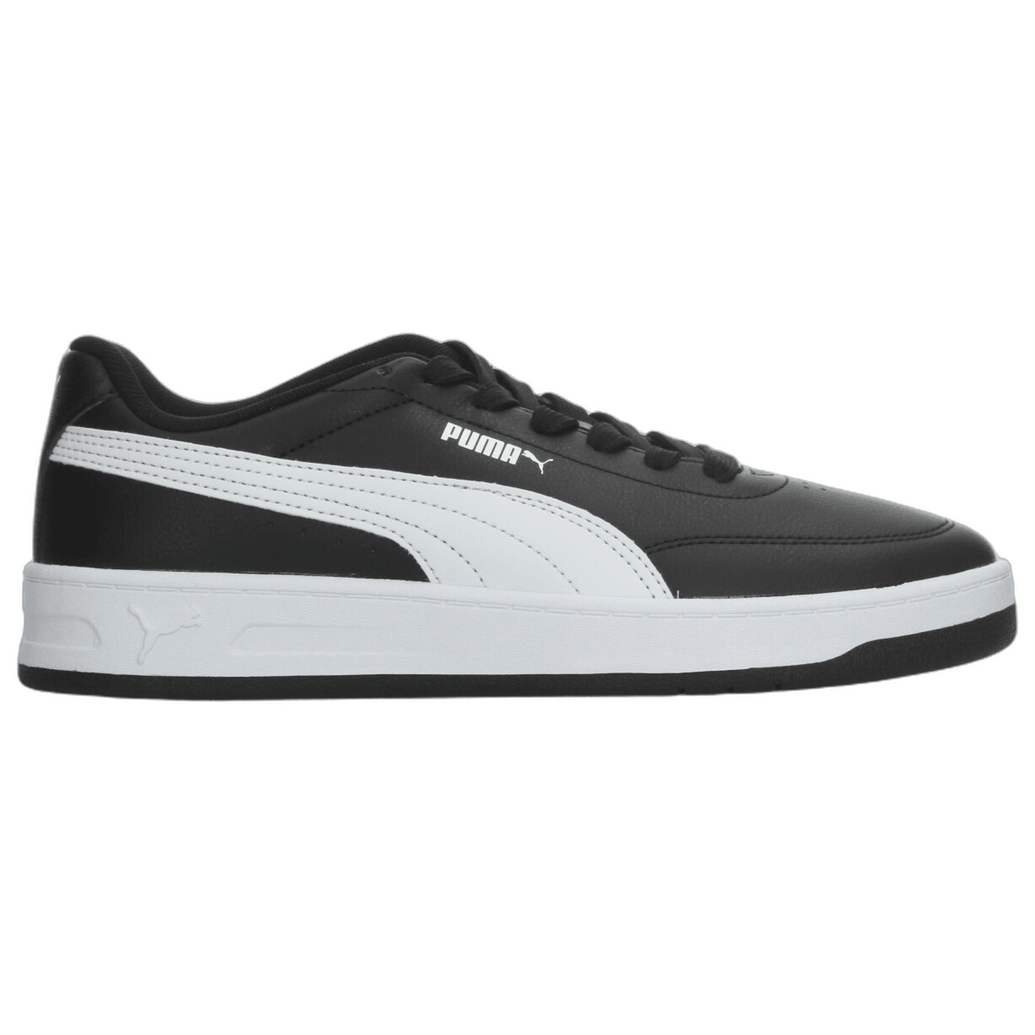 Tenis Hombre Puma Court Classic Clean Negro Casual Caballero — imagen 2