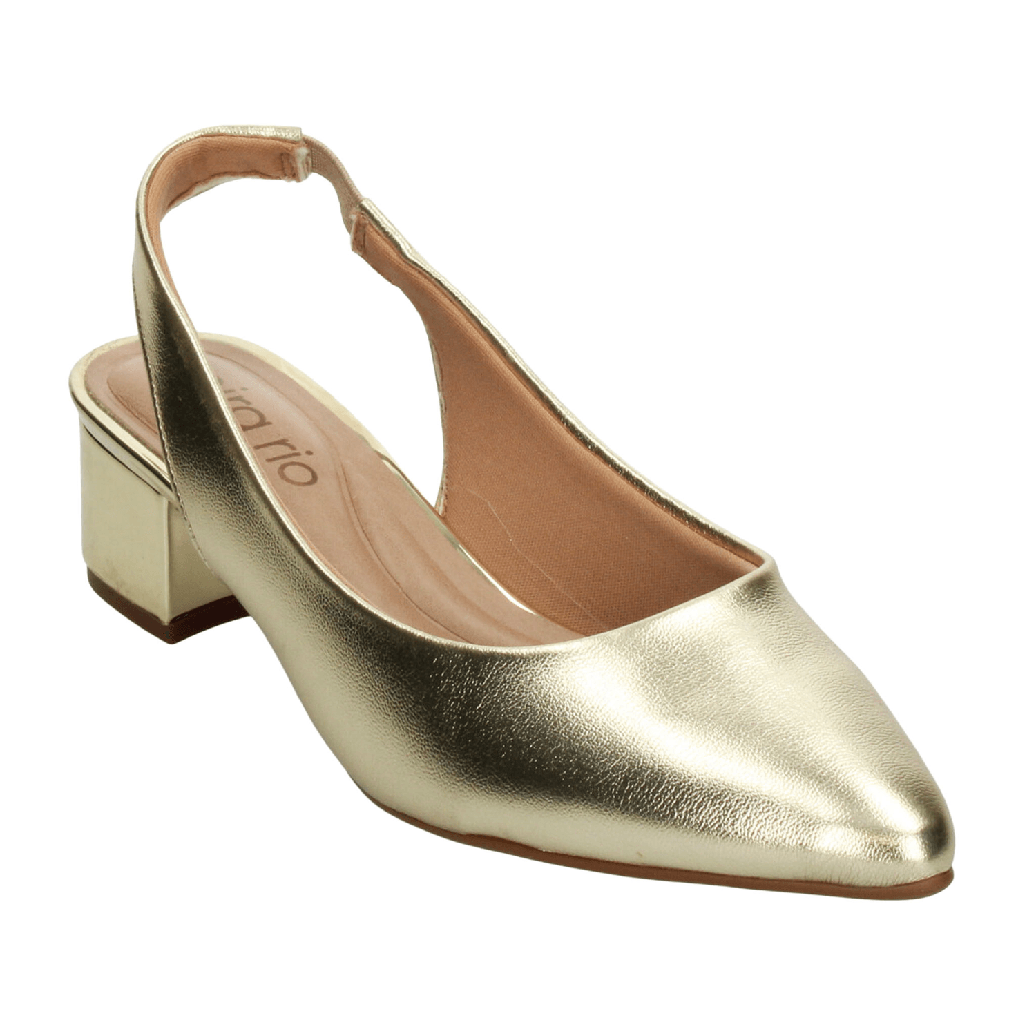 Zapatilla Beira Rio Dama Dorado Casual Fiesta Mujer — imagen 5