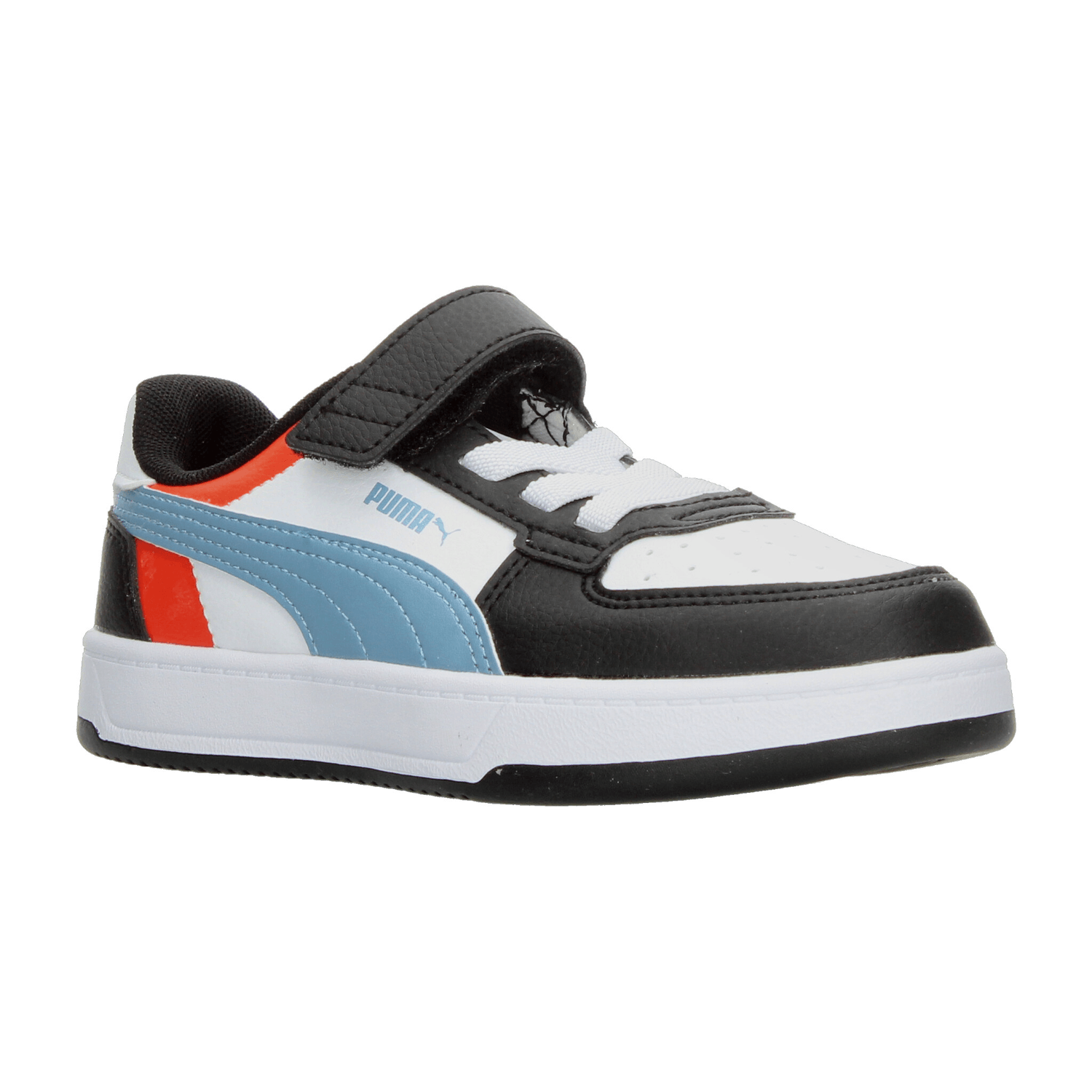 Tenis Puma Caven 2.0 Niño Blanco Negro Casual Infantil T16-22 — imagen 3