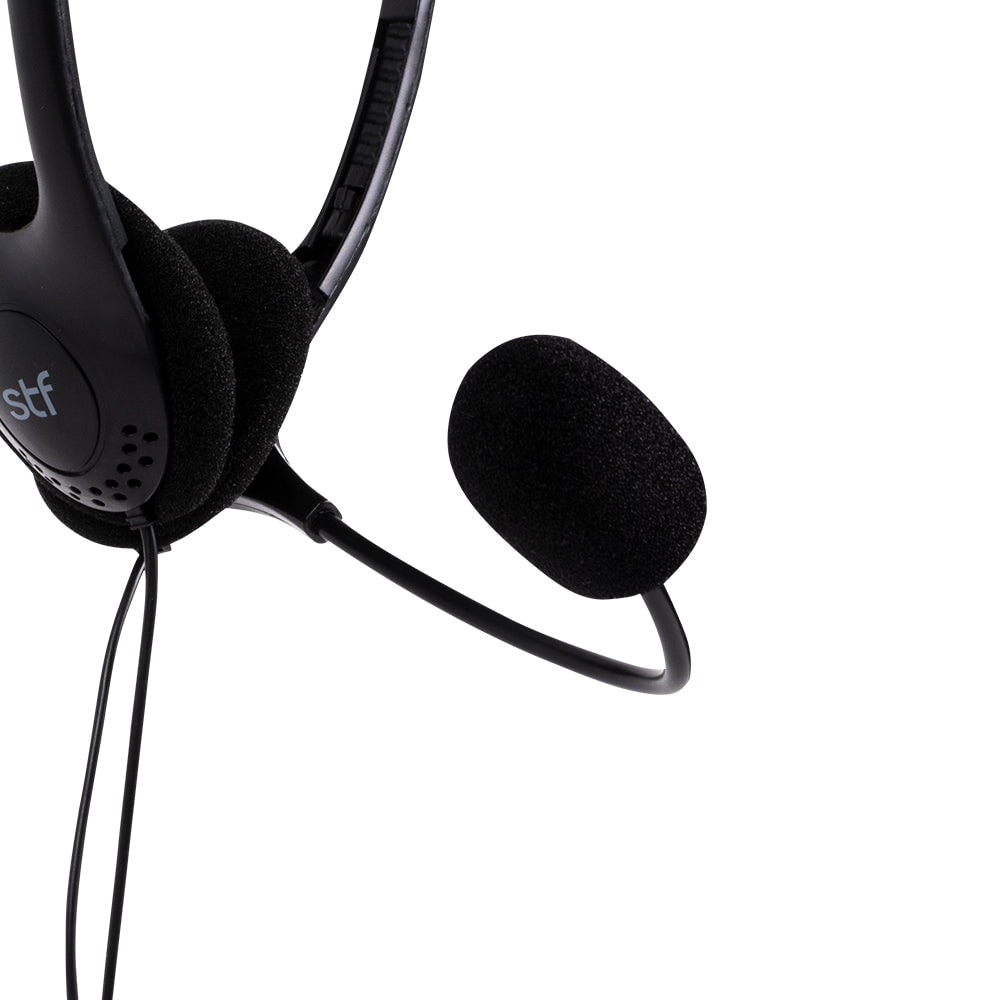 Audífono Alámbrico On-ear STF Lite Para computadora, Micrófono — imagen 4