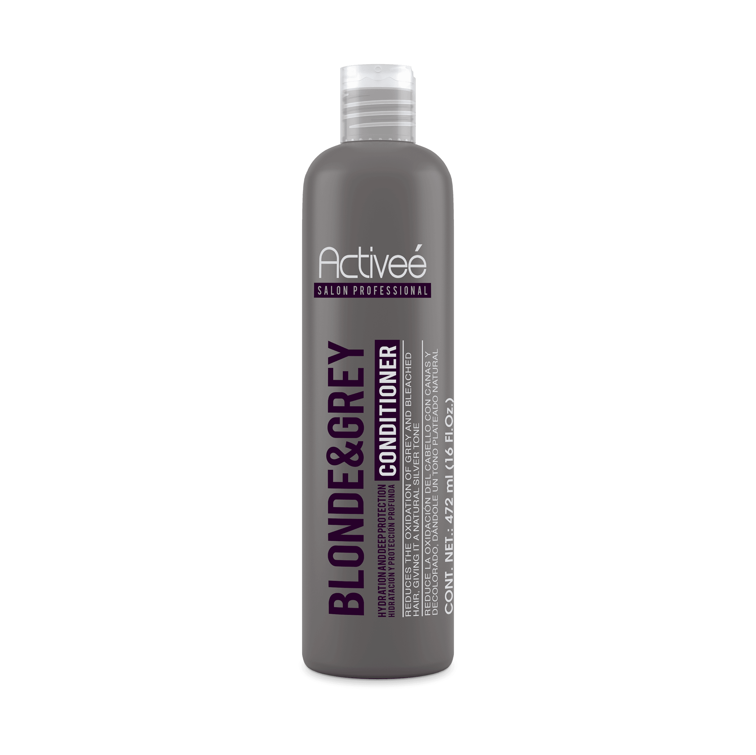 Acondicionador Activee Professional Blonde & Grey Reduce la Oxidacion del Cabello con Canas y Decolorado dandole un tono plateado natural — imagen 4