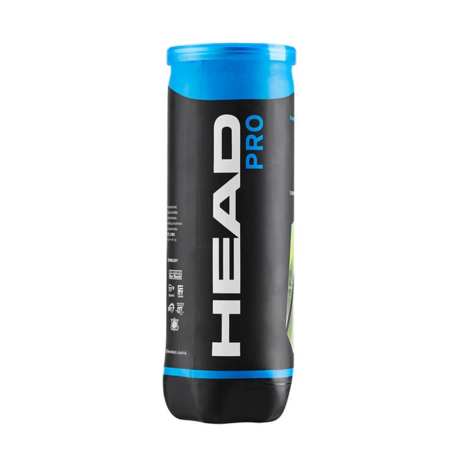 Pack 5 Botes De 3 Pelotas Head Padel Pro High Altitude — imagen 3