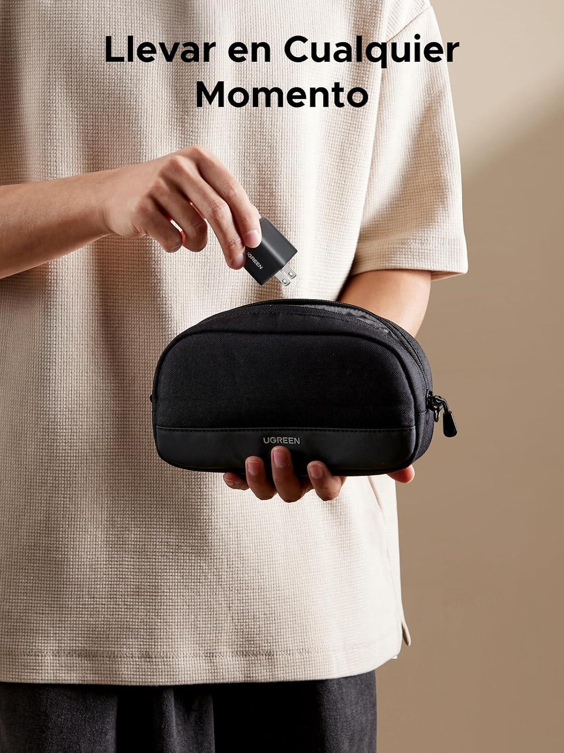 Cargador Ugren Mini 30w USB-C Negro Resistente Carga rápida — imagen 8