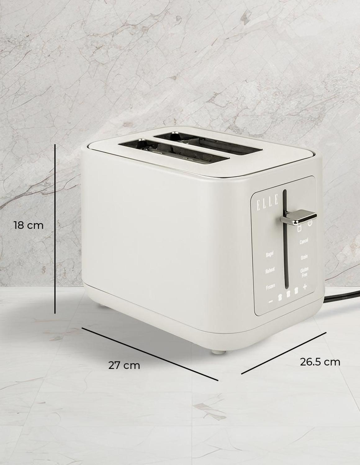 Tostador Digital Elle 2 Rebanadas con Panel Táctil Blanco 900 W — imagen 10