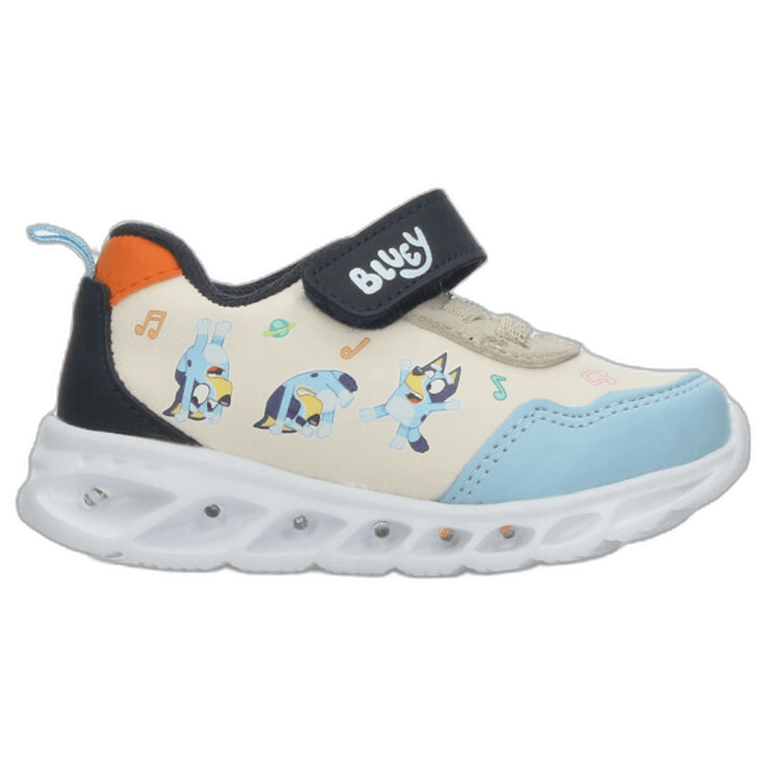 Tenis Bluey Niño Beige Azul Casual Infantil T12-15 — imagen 3