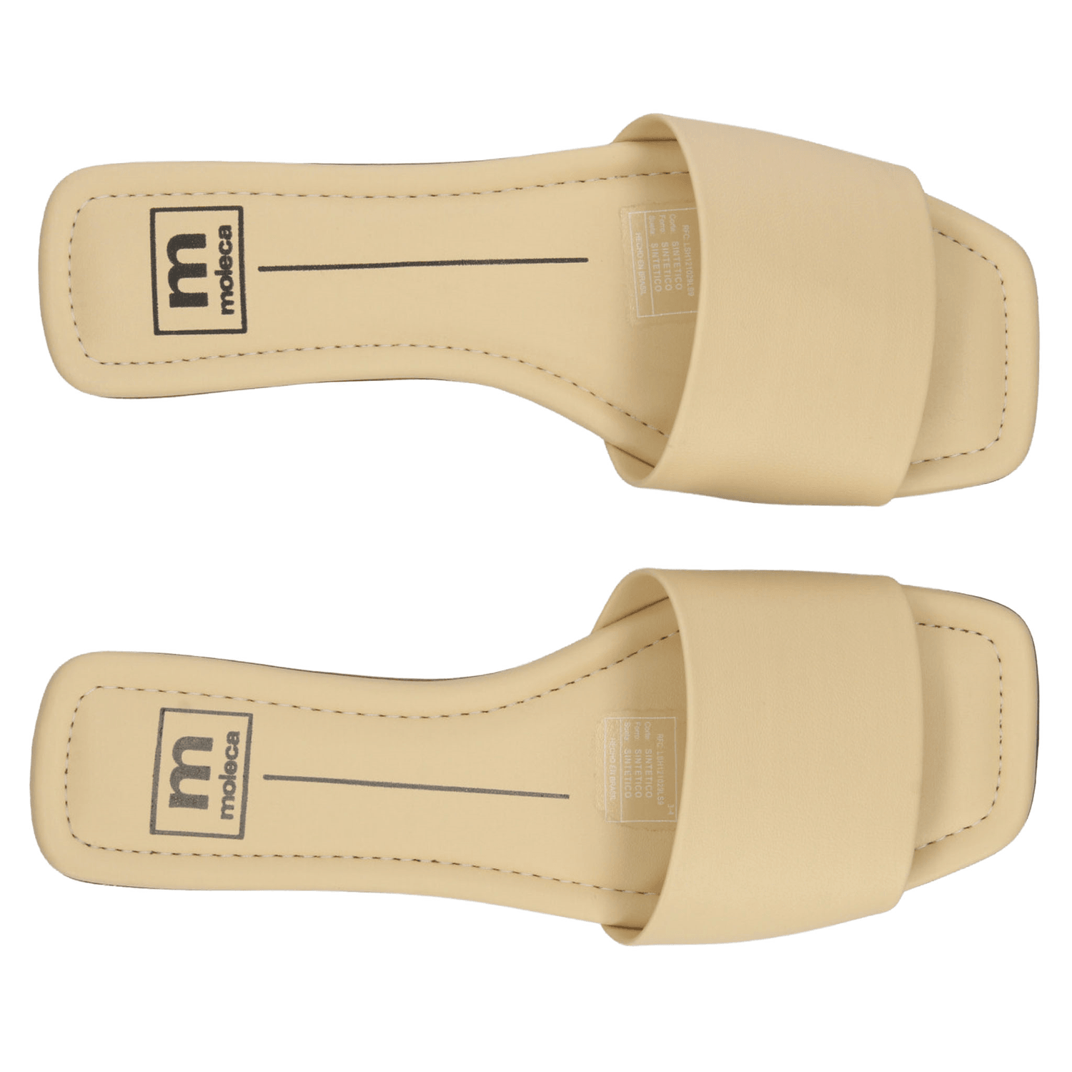Sandalias Dama Moleca Amarillo Casual Mujer — imagen 11