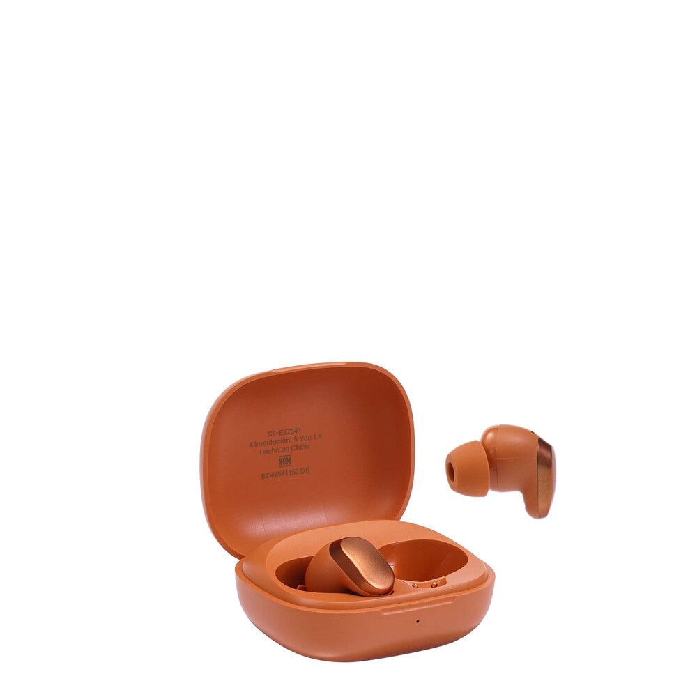 Audifonos Inalambricos Tws Cherry STF 36hrs Uso ENC Protección IPX4 Naranja — imagen 4