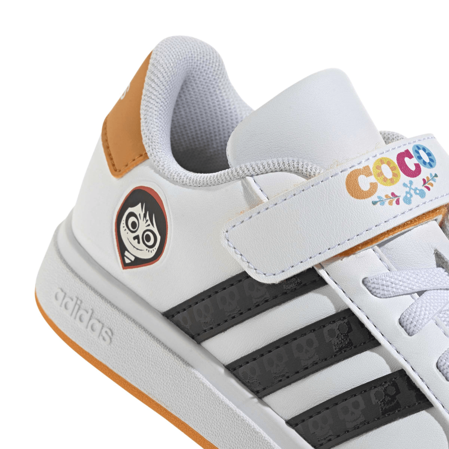 Tenis Adidas Grand Court Niño Casual Blanco Infantil T16-22 — imagen 5