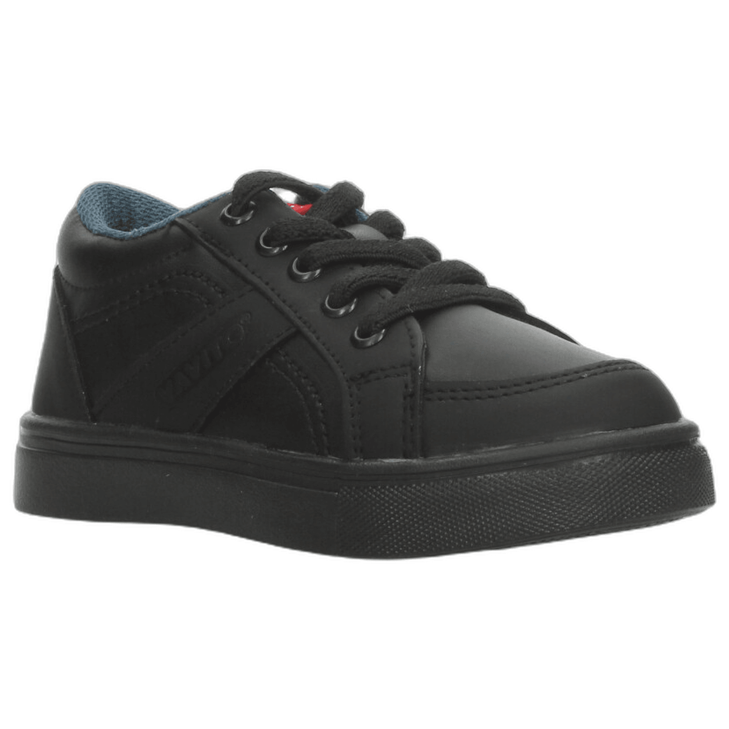 Zapato Vavito Niño Escolar Cintas Negro Infantil T18-22 — imagen 2