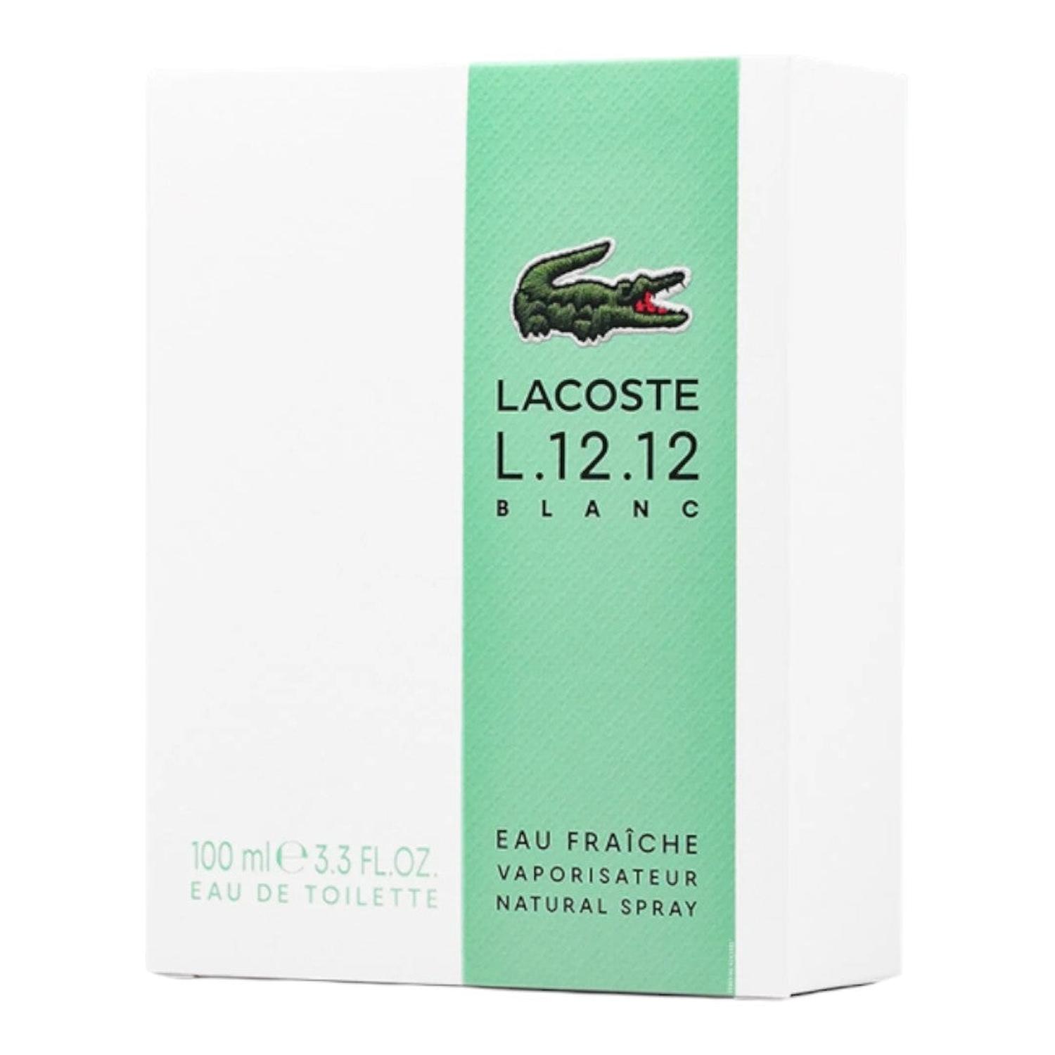 LACOSTE L.12.12 BLANC EAU FRAICHE EDT 100 ML — imagen 2