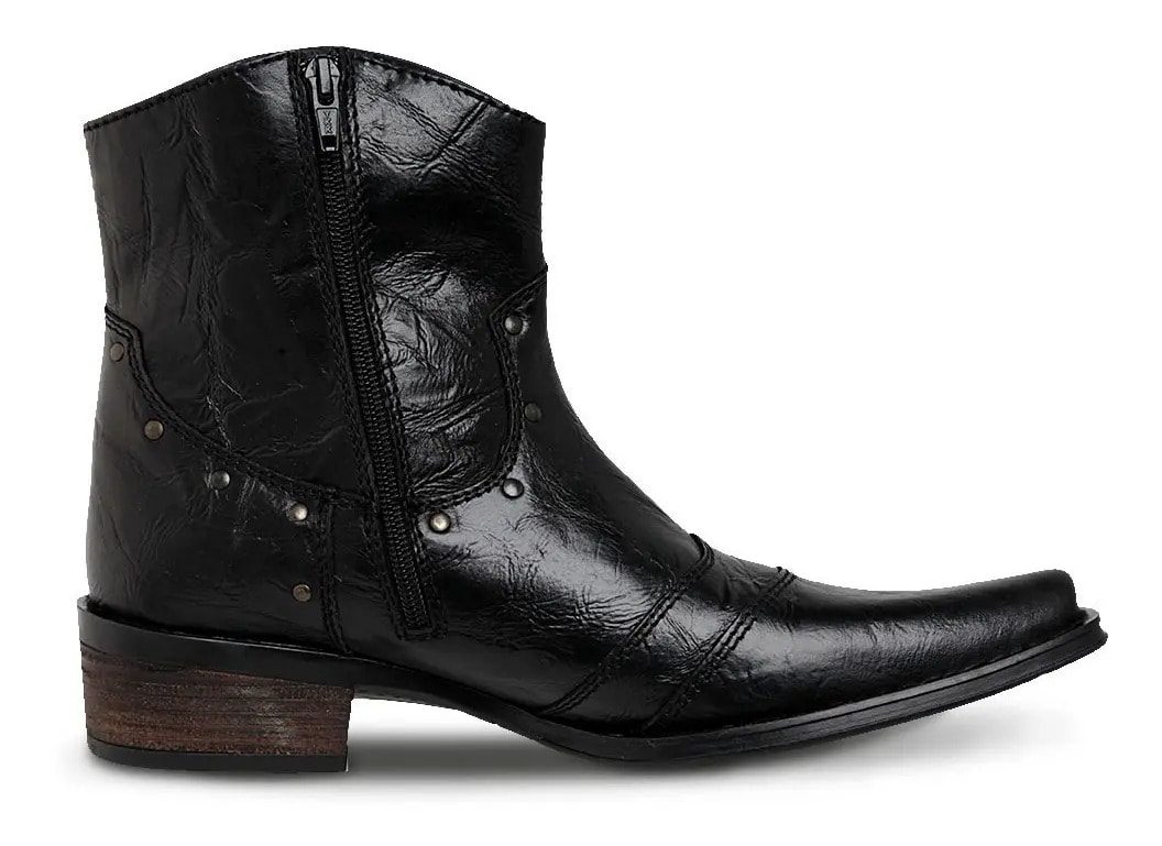 Botin Vaquero Hombre Urban Cowboy Negro 40702 — imagen 8