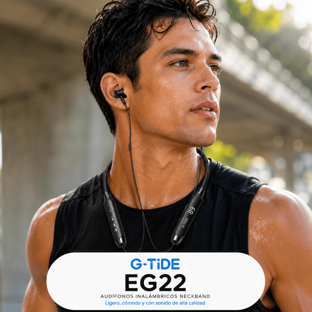AUDIFONOS G-TIDE EG22 (NEGRO) + SMARTWATCH MICROWEAR U5 — image 9
