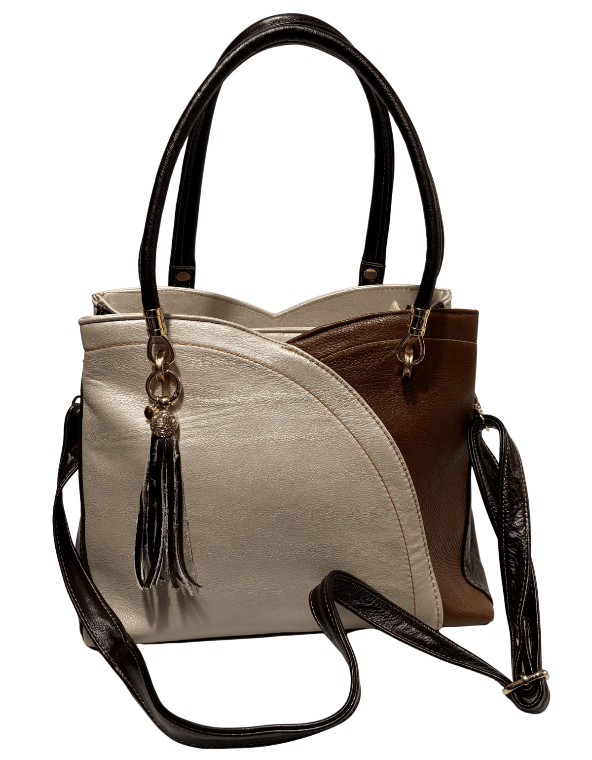 Bolsa Para Dama De Peil Original Modelo Flor Con Colgante — imagen 6