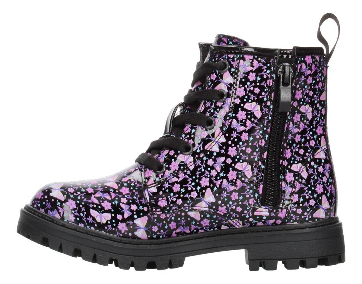 Botín Tropicana Niña Flores Casual Rosa Infantil T18-22 — imagen 14