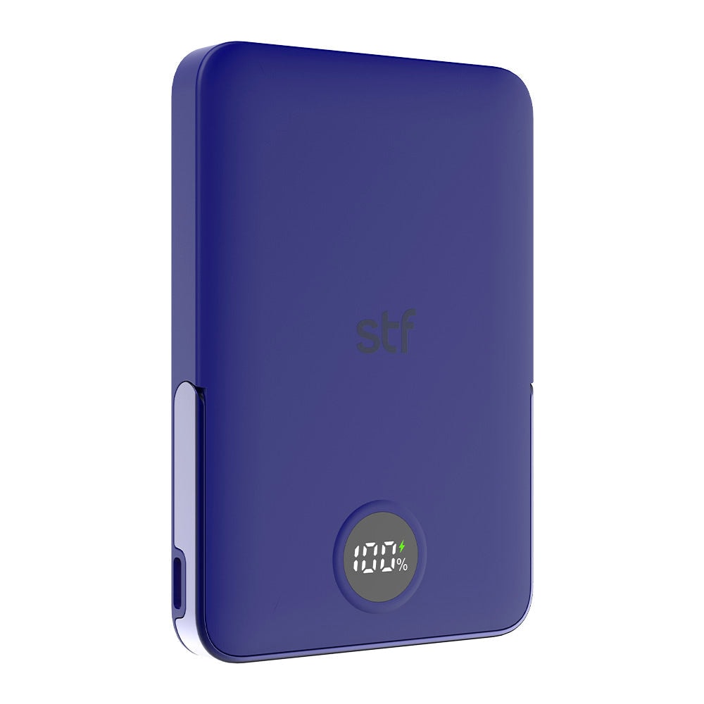Batería Power Bank Portátil STF 5000 mAh 20W Carga Magnética Azul — imagen 4