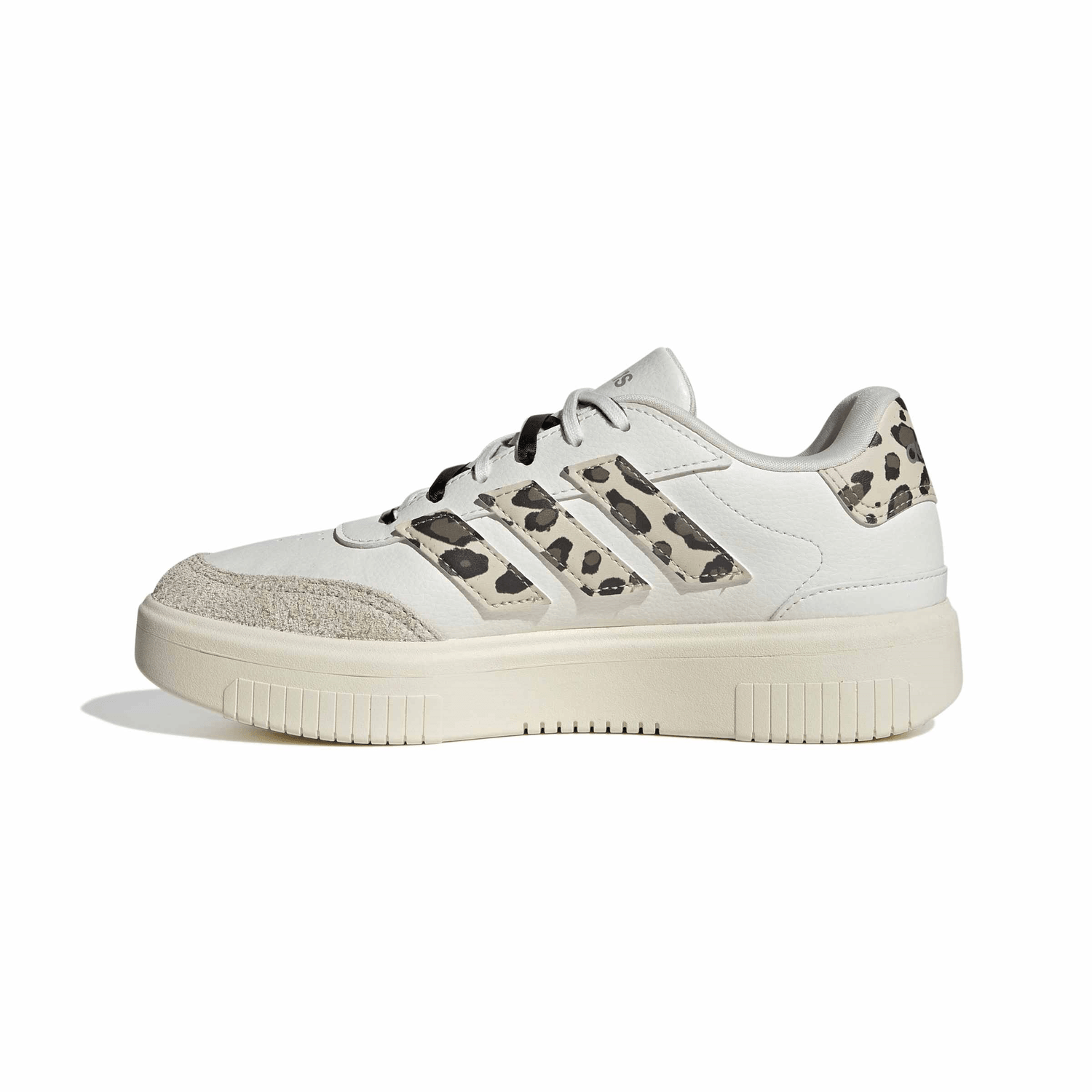 Tenis Adidas Courtblock Dama Blanco Casual Animal Print Mujer — imagen 5