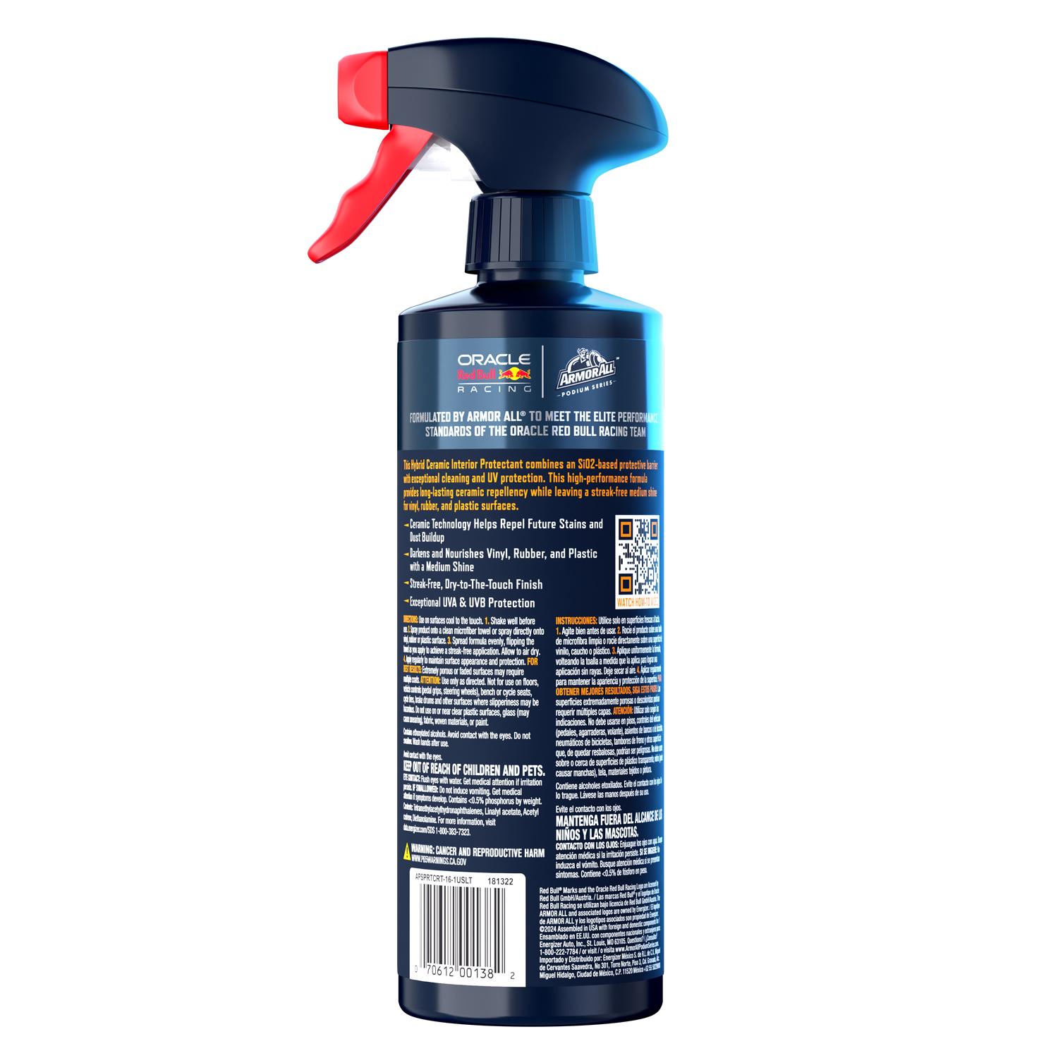 PROTECTOR CERAMICO HIBRIDO INTERIORES ARMOR ALL RED BULL — imagen 3