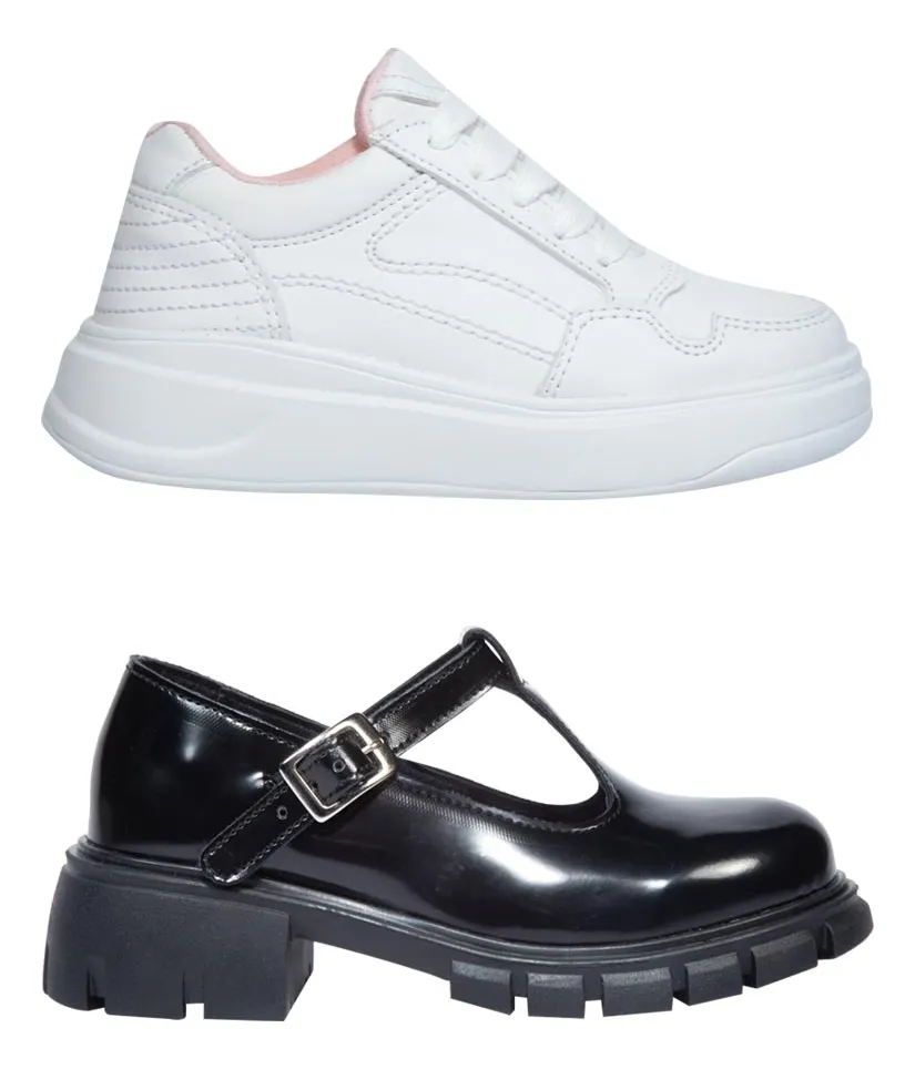 Zapato Escolar Mirage Niña Y Tenis Liso 1175958 — imagen 17