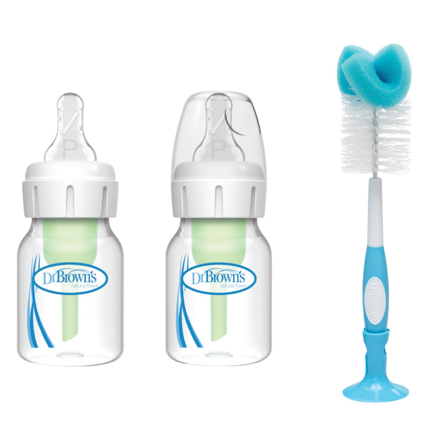 Pack Dr Brown's 2 Biberones Options+ 2oz y Cepillo Limpieza — imagen 1