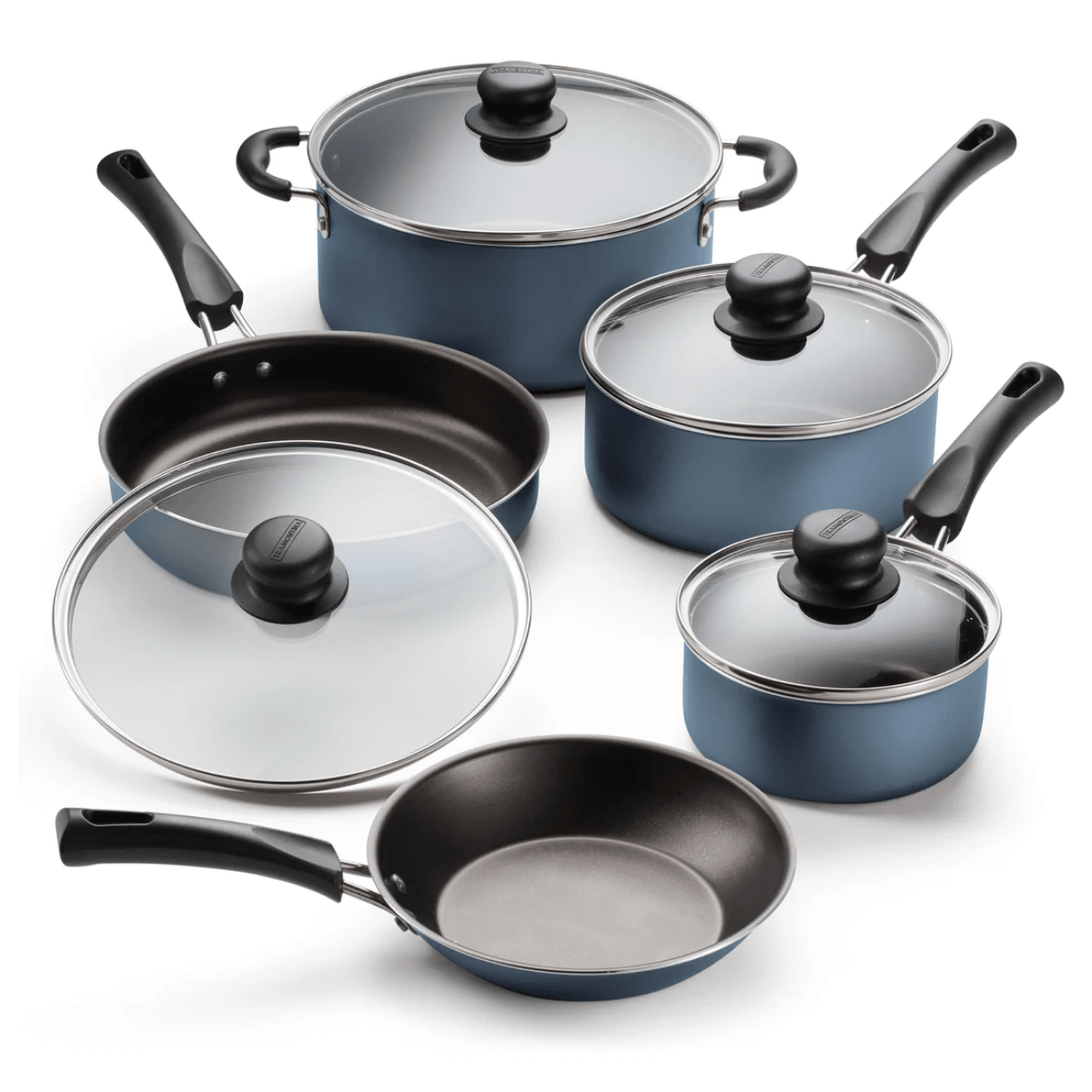 BATERIA DE COCINA TRAMONTINA 27899/226 9 PIEZAS AZUL — imagen 1