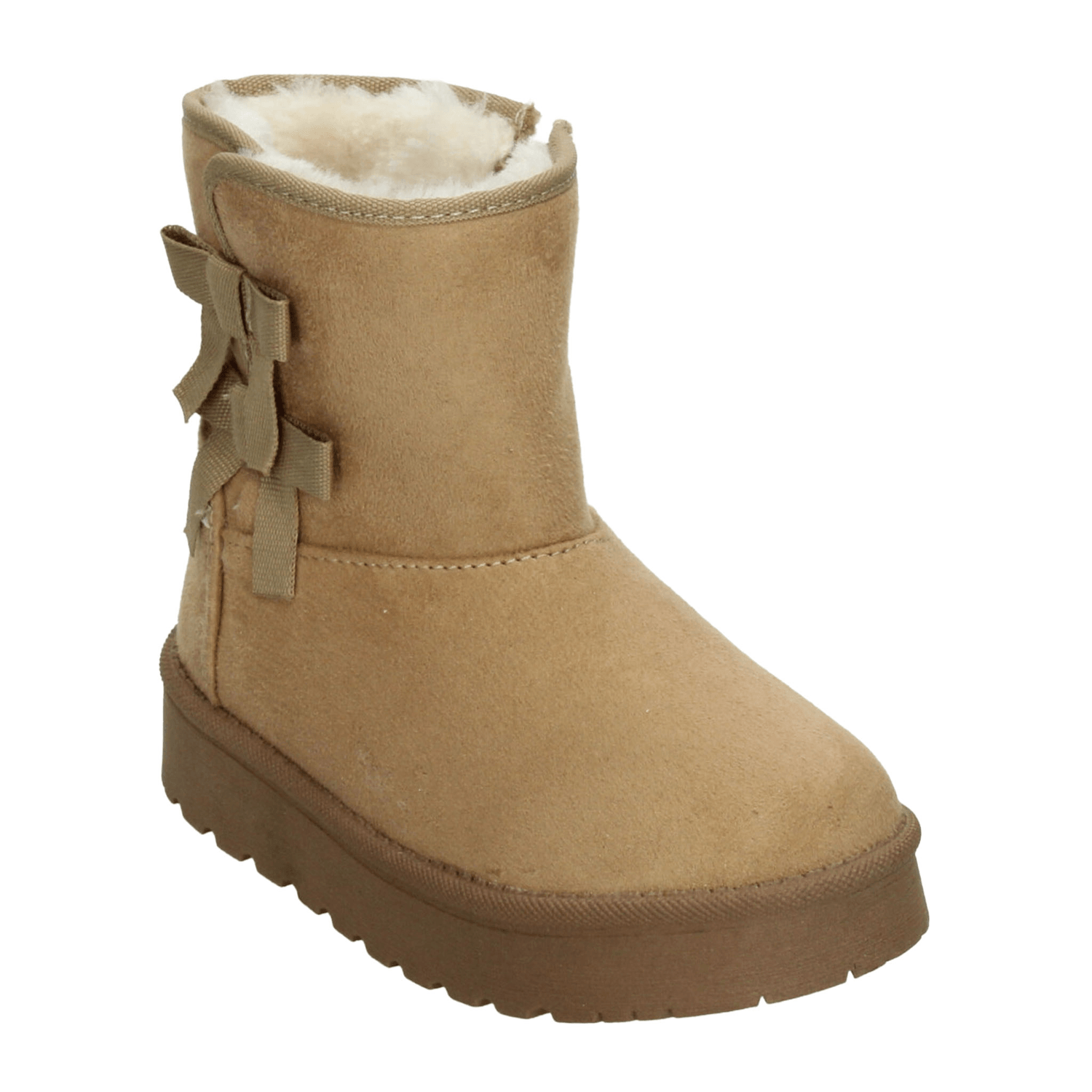 Bota Niña Vavito Beige Invierno Casual Peluche Infantil T15-18 — imagen 5