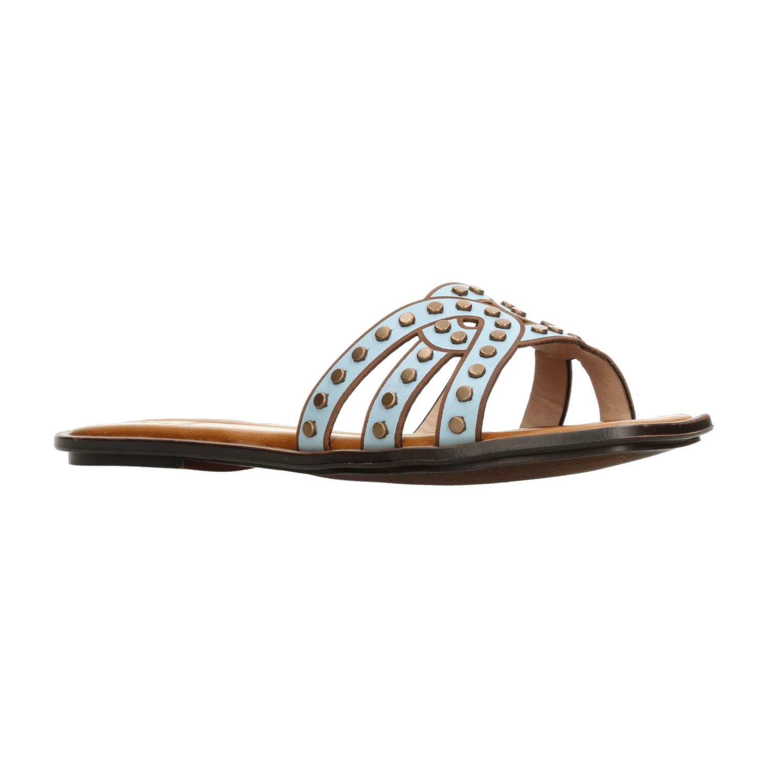 Sandalias Efe Dama De piso Casual Azul Mujer — imagen 2
