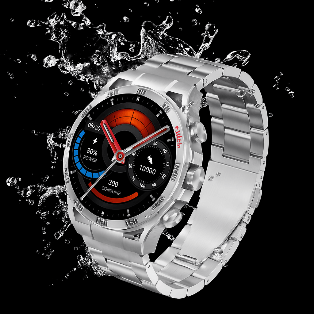 Smartwatch Filwans GTR Plata + Audífonos G-Tide L22 Negro — imagen 5