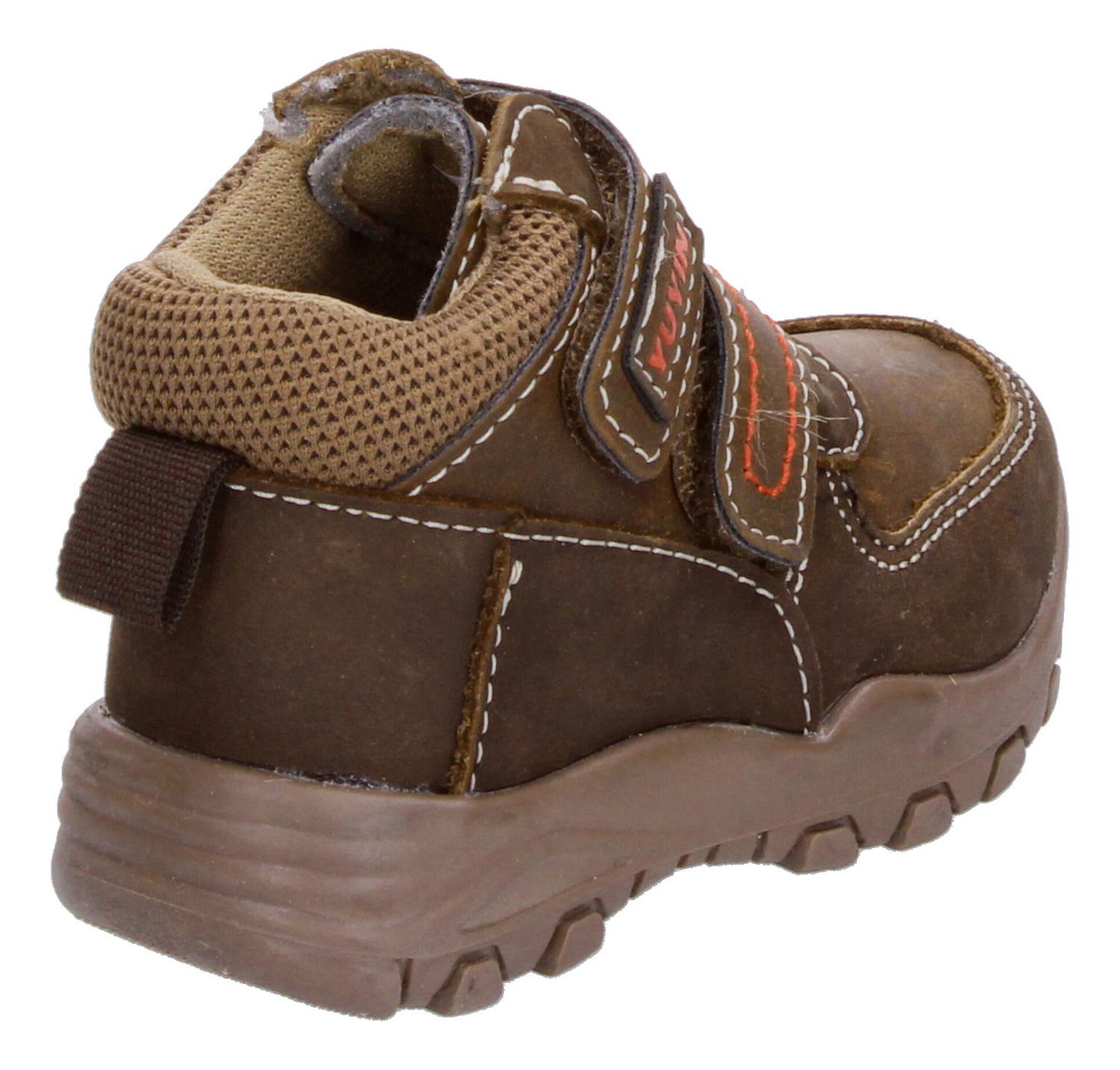 Bota Yuyin Cafe Con Ajuste De Velcro Doble Para Niño — imagen 6