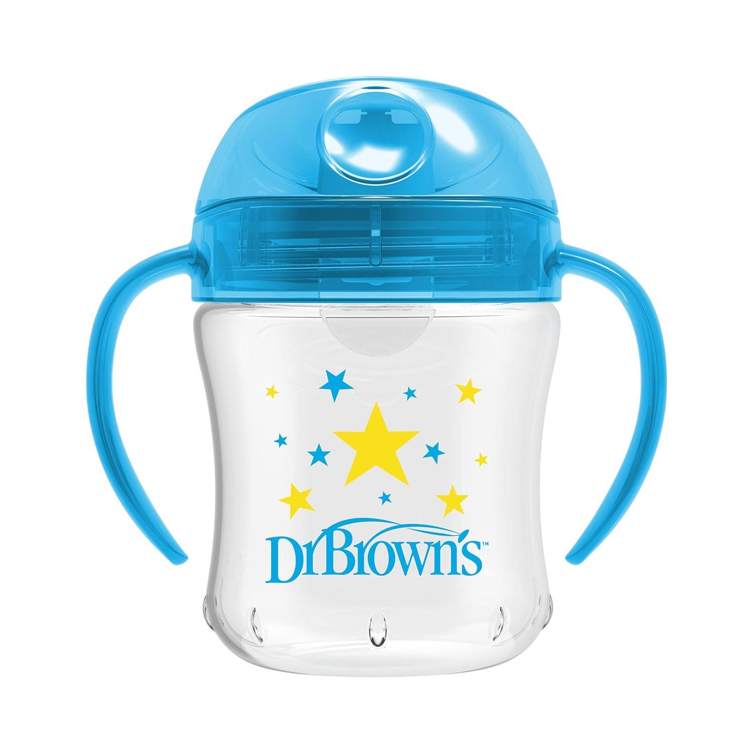 Pack 2 termos entrenadores 6oz boquilla suave Azul Dr Browns — imagen 3