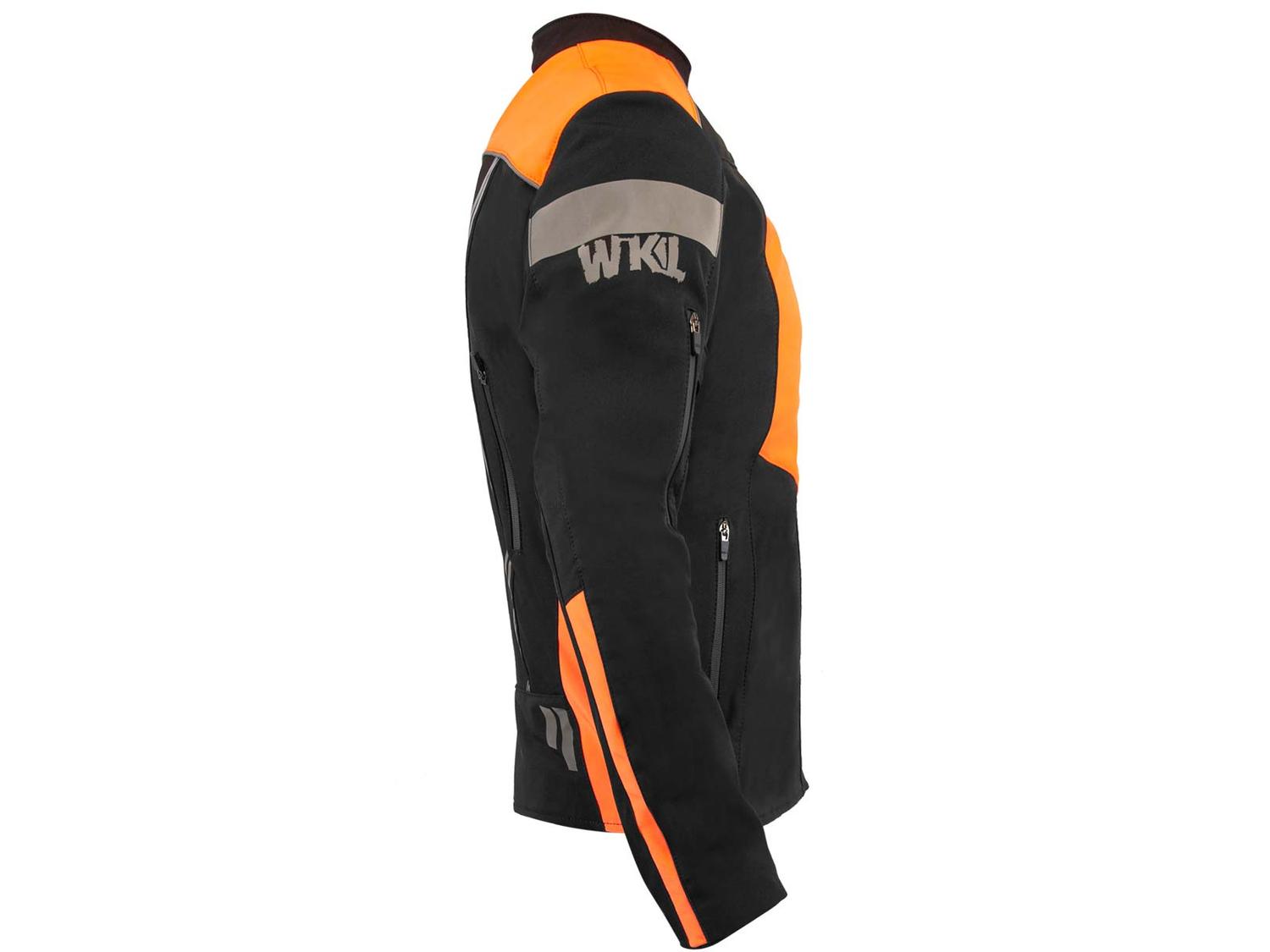 Chamarra moto hombre biker impermeable proteccion WKL 85-NNA — imagen 4