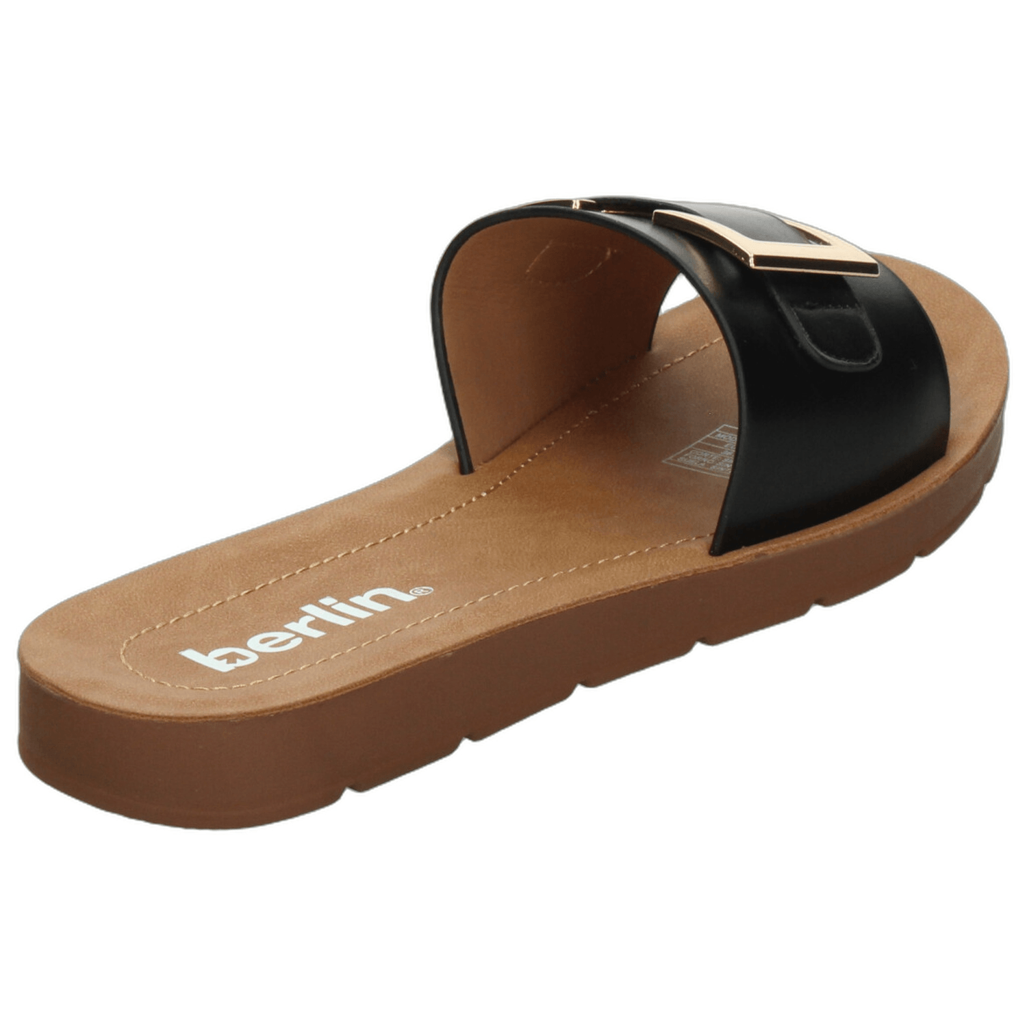 Sandalias Berlin Dama Negro Casual Para Mujer — imagen 4