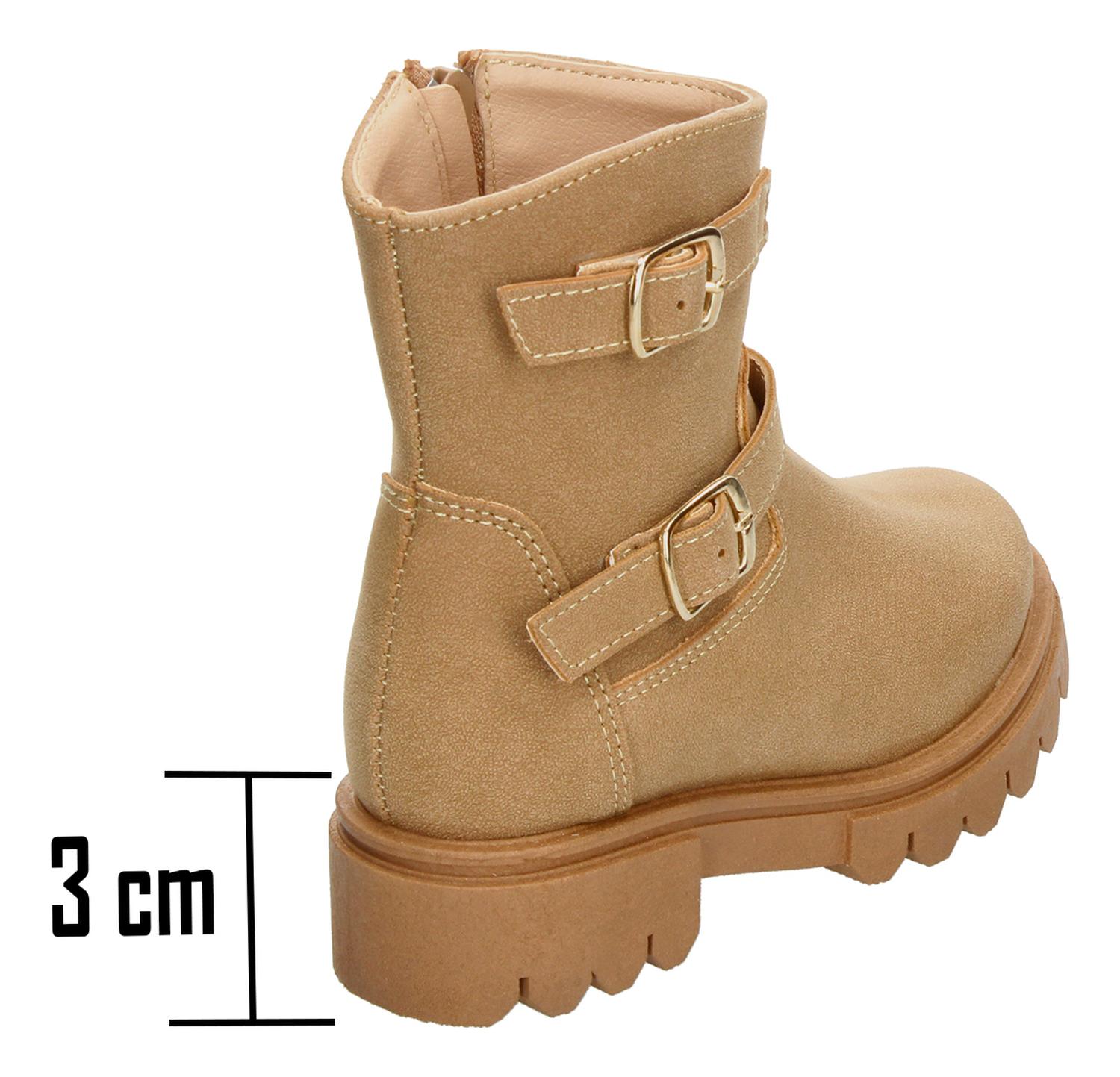 Bota Jakuna Niña Casual Café Camello Infantil T18-22 — imagen 3