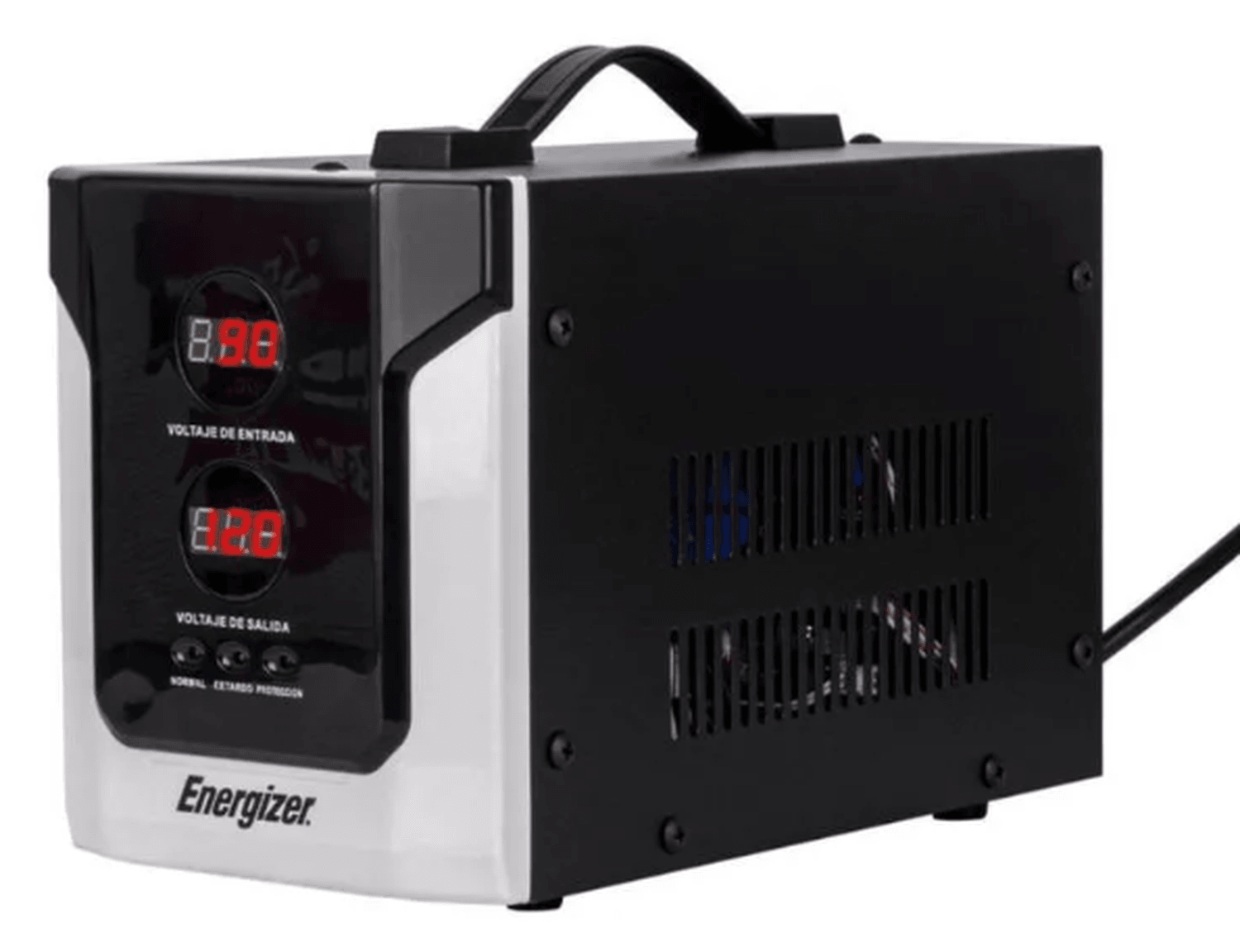 Regulador Voltaje Energizer 1500VA 900W 2 Contactos — imagen 1