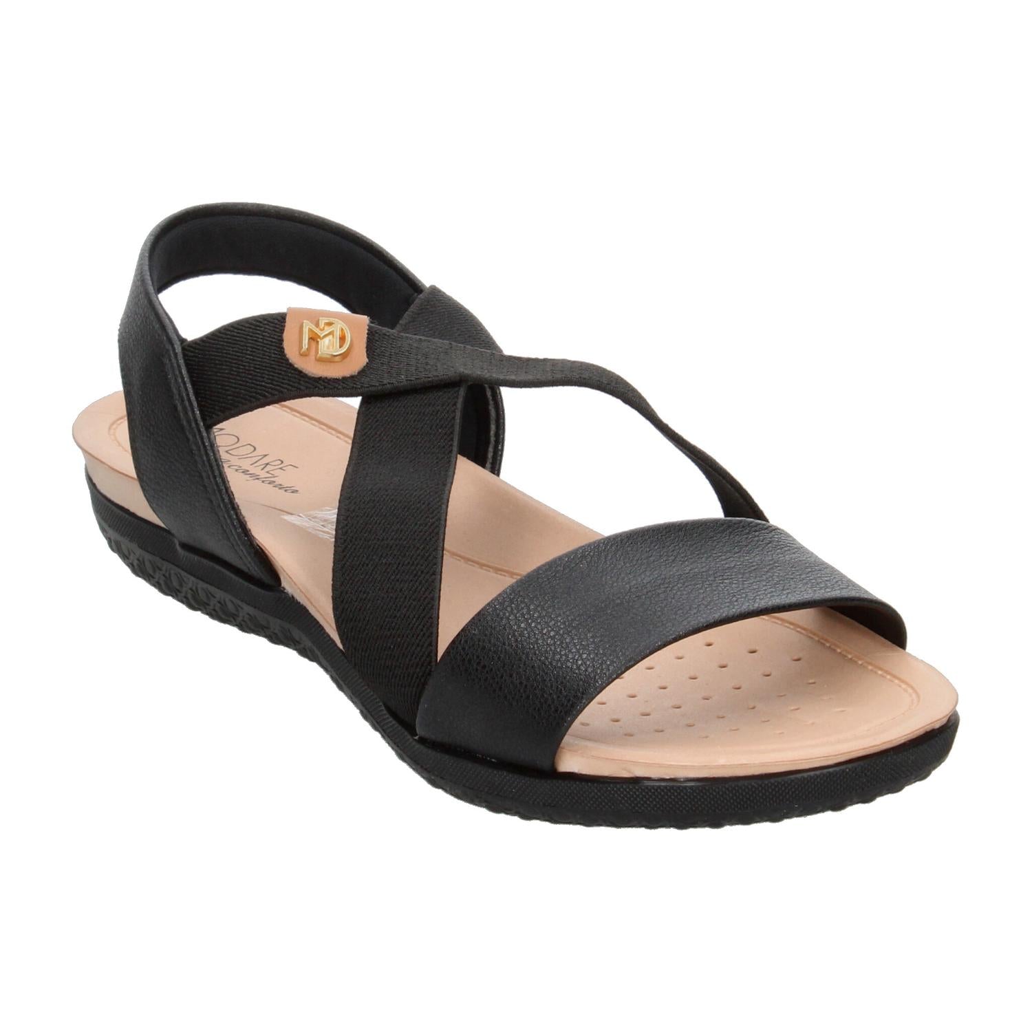 Sandalias Dama Modare Negro Casual Mujer — imagen 5